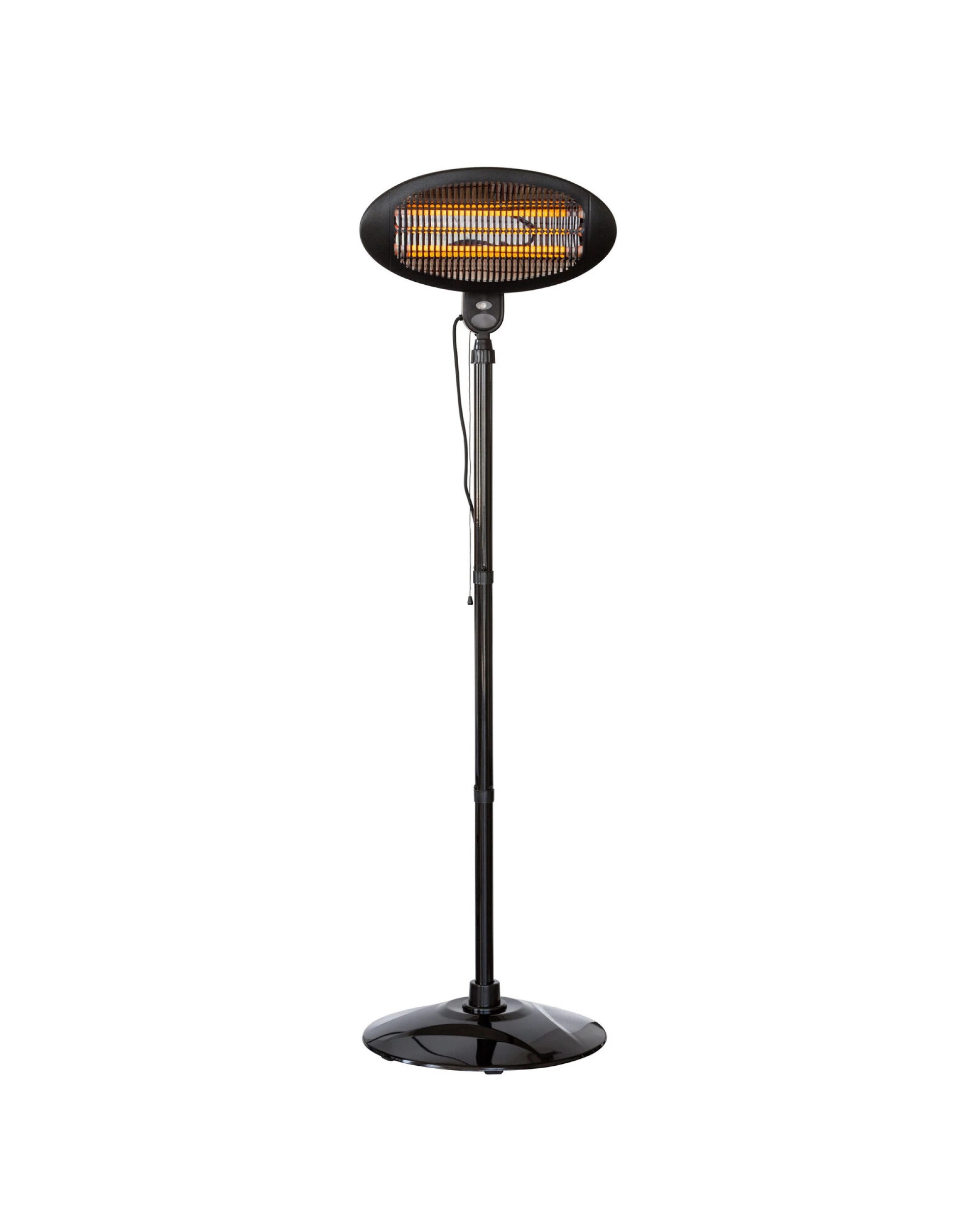 1 Lenoxx 2000w 2.1m  Adjustable Portable Outdoor Electric Patio Heater Black, 1 of 5