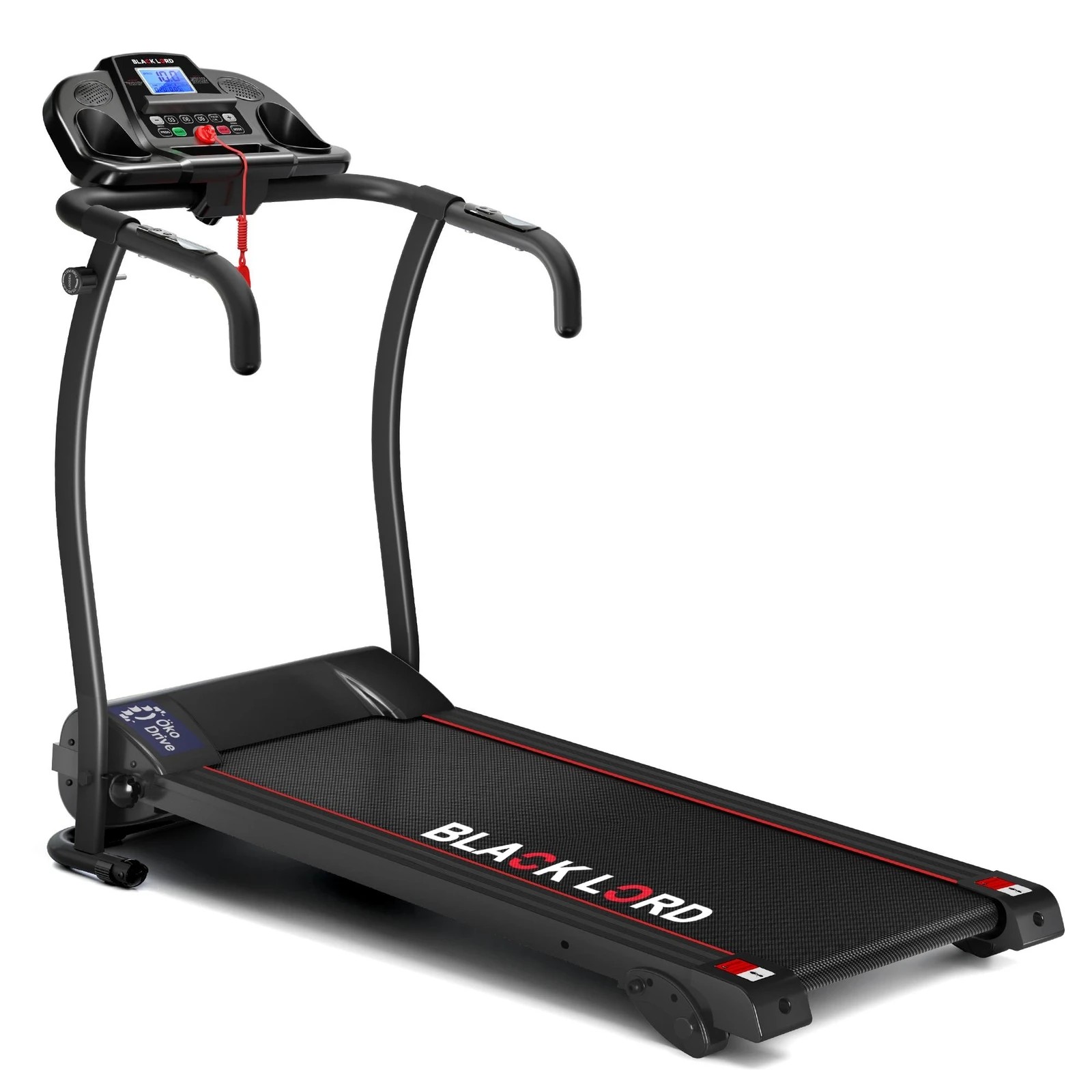 1 Black Lord Treadmill Electric Exercise Running Machine Foldable Walking Pad, 1 of 9