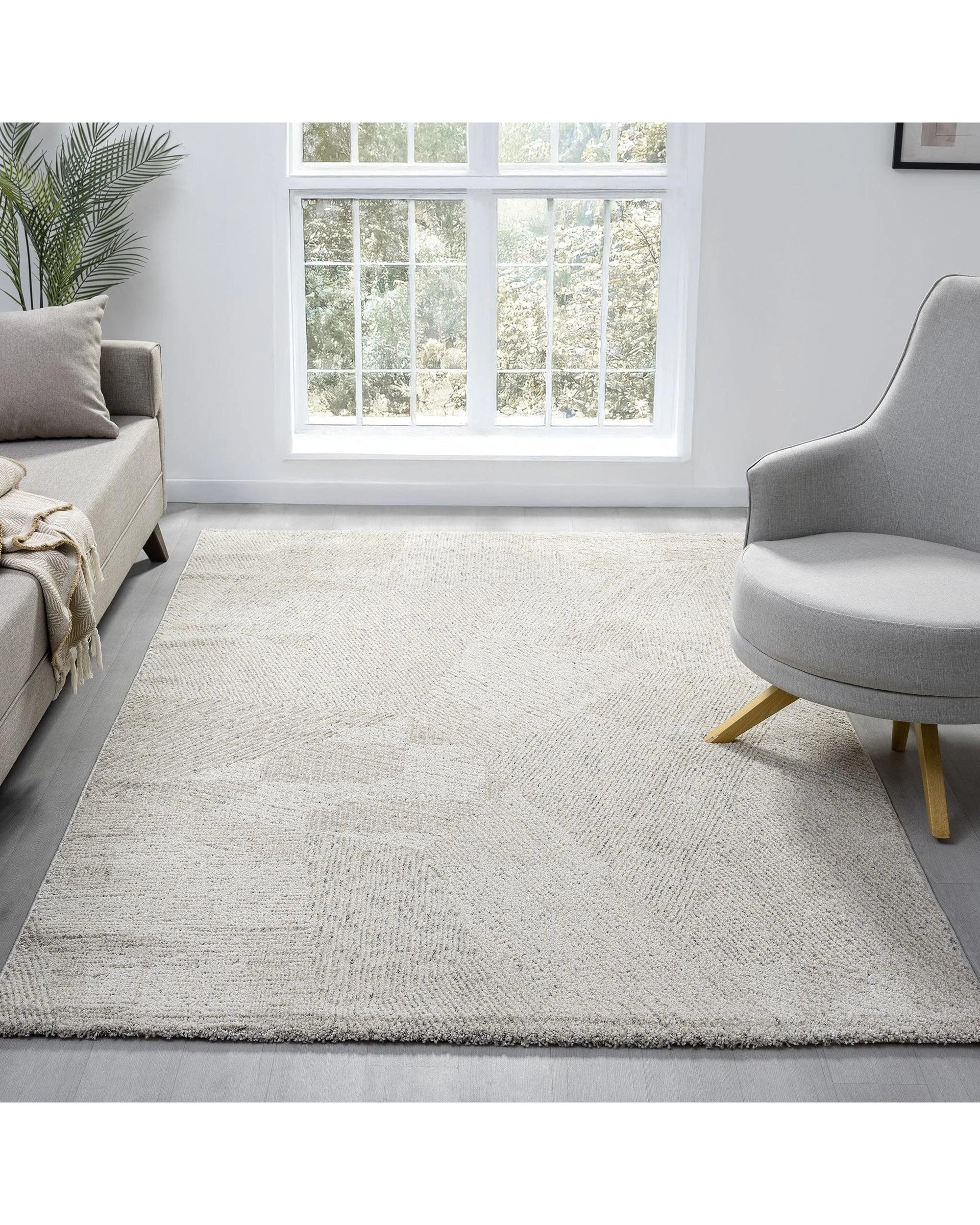 2 La Grace Home Galvin Premium Rug - 160x230cm - Pebble, 2 of 10