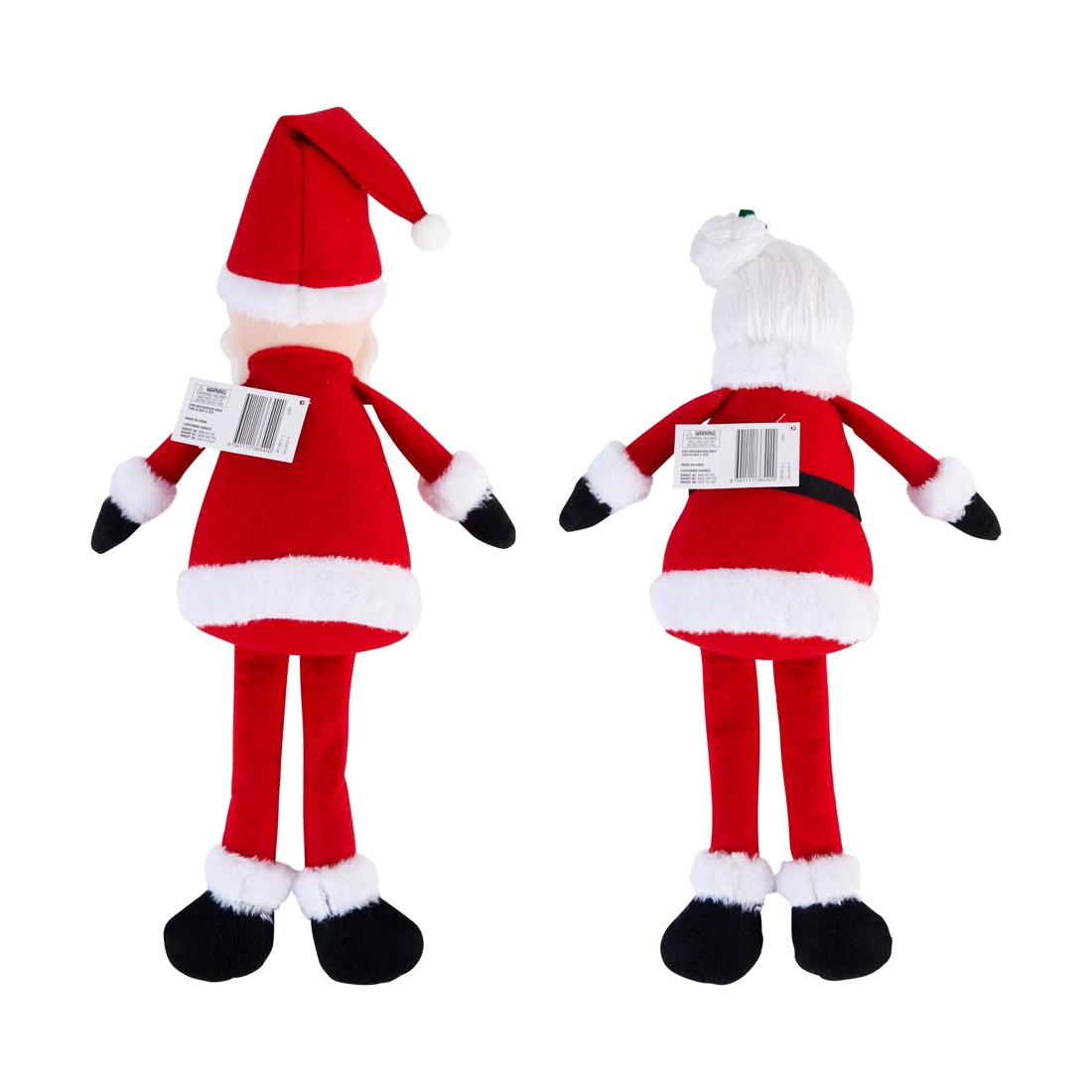 6 Sitting Santa or Mrs. Claus - Assorted, 6 of 6