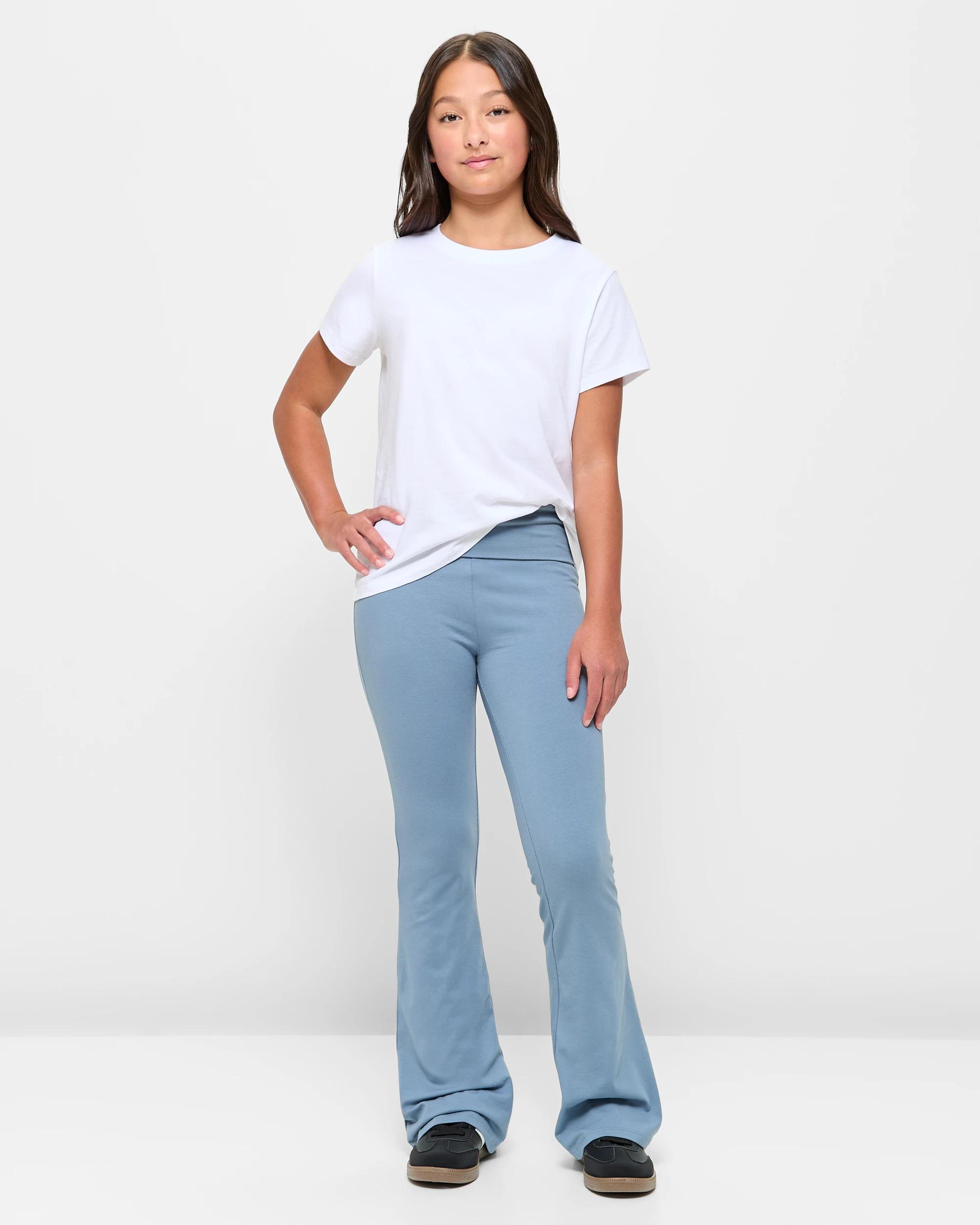 2 Target Folded Waist Flare Pants STEEL, 2 of 5