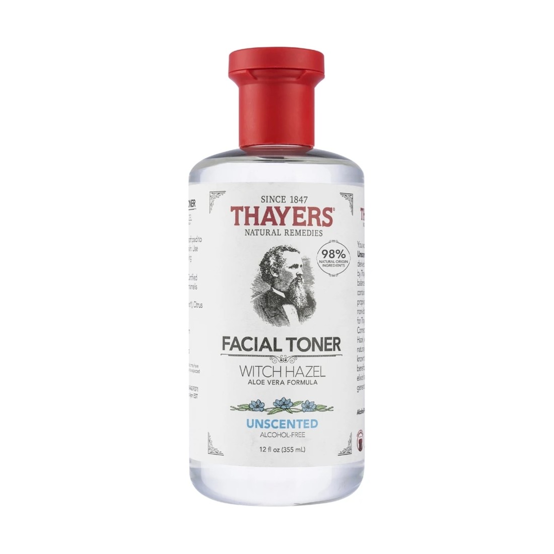 1 Thayers Unscented Alcohol Free Facial Toner 355ml - Witch Hazel and Aloe Vera, 1 of 6
