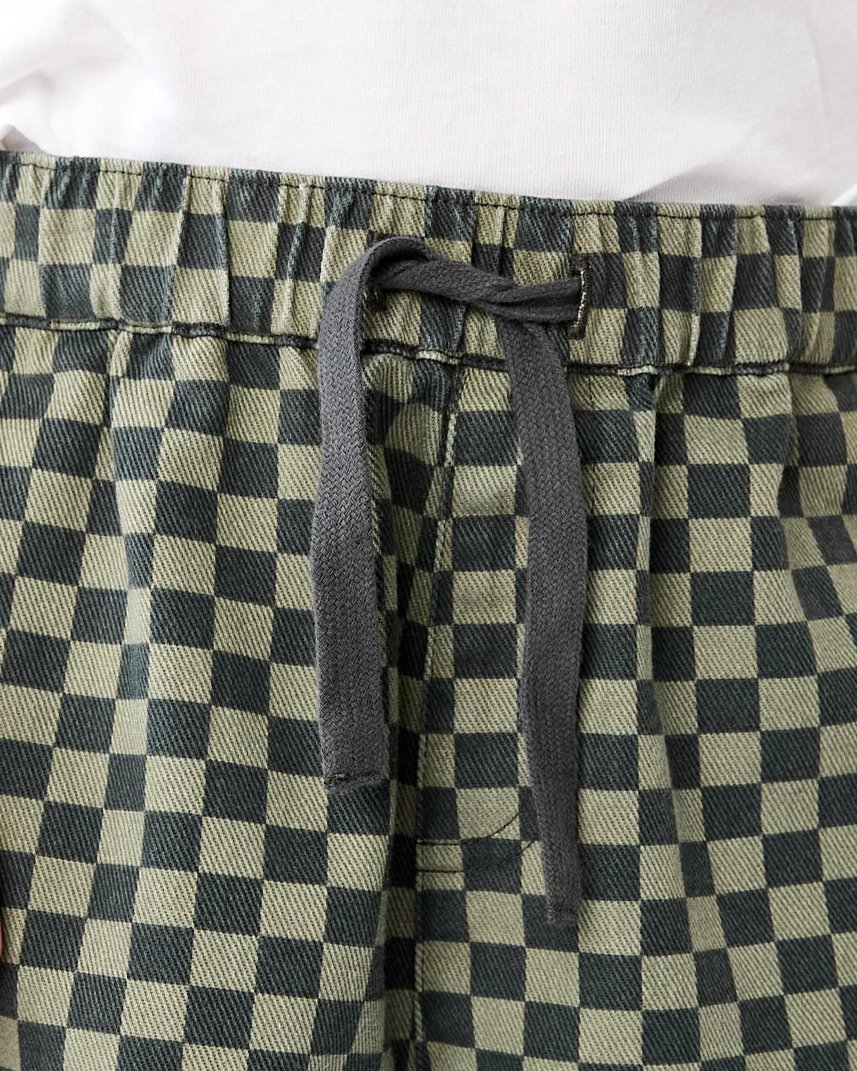 6 Printed Checkerboard Pants Grn Check, 6 of 8