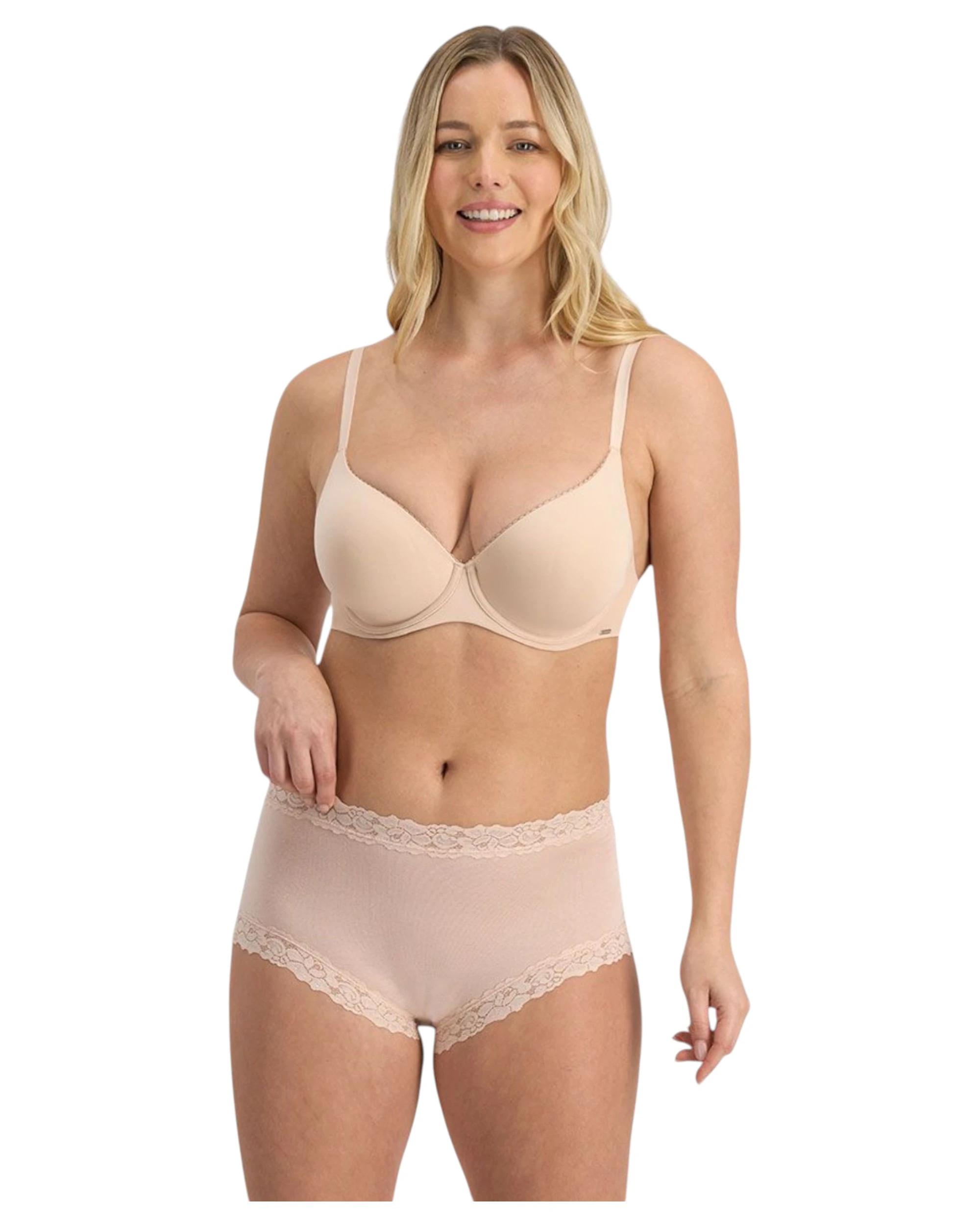 2 Jockey 3 Pack Womens Parisienne Cotton Full Brief Underwear DUSK, 2 of 4