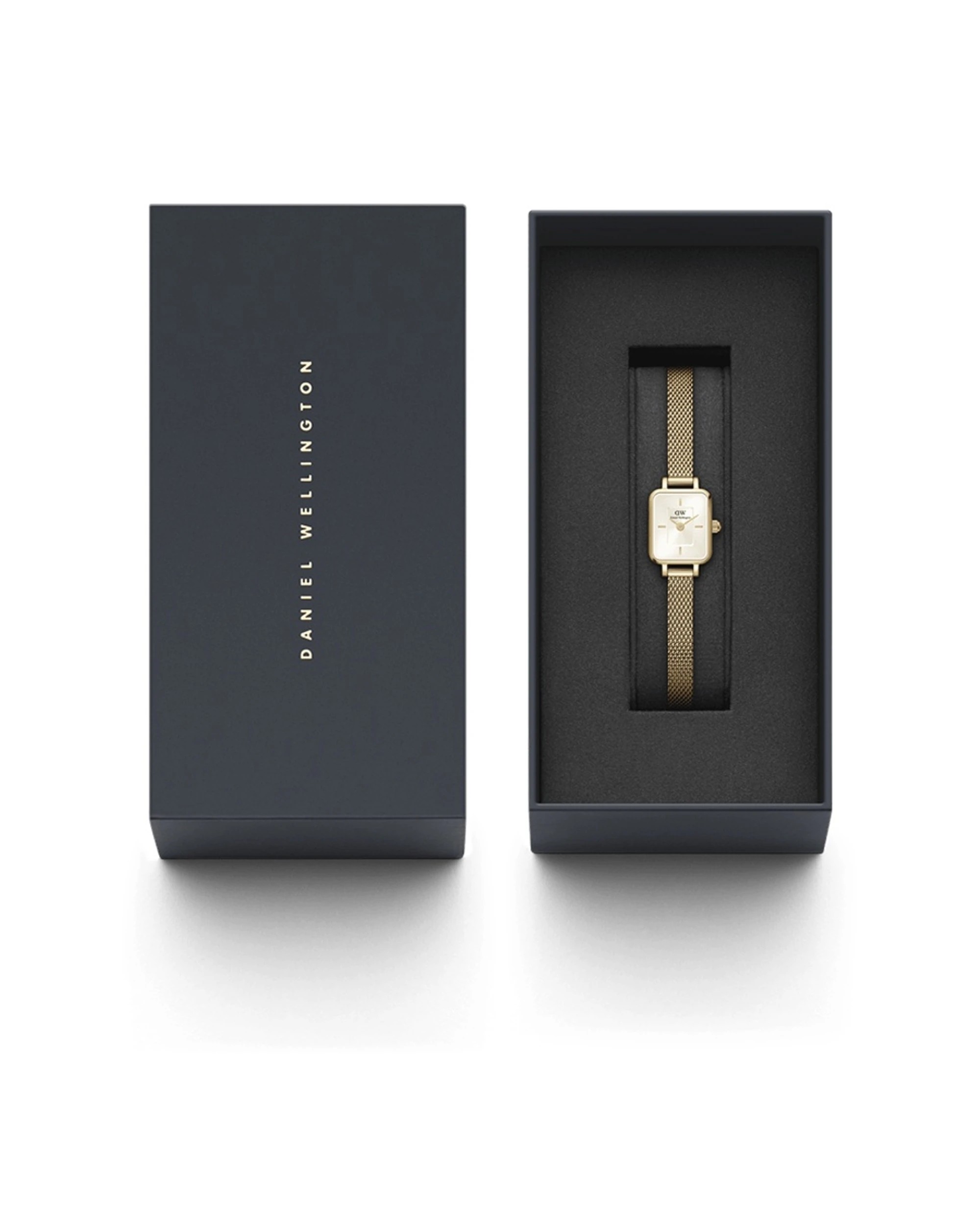 5 Daniel Wellington Quadro Mini Evergold Gold Stainless Steel Champagne Dial Watch, 5 of 5