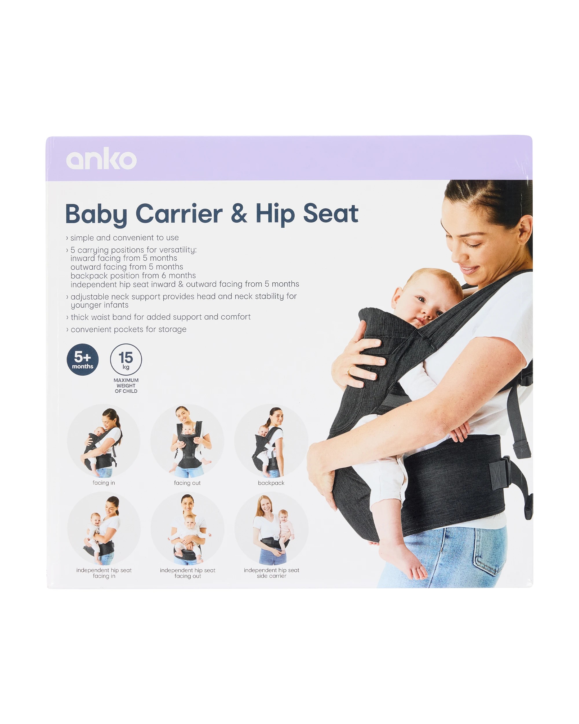 9 Baby Carrier & Hip Seat, 9 of 10