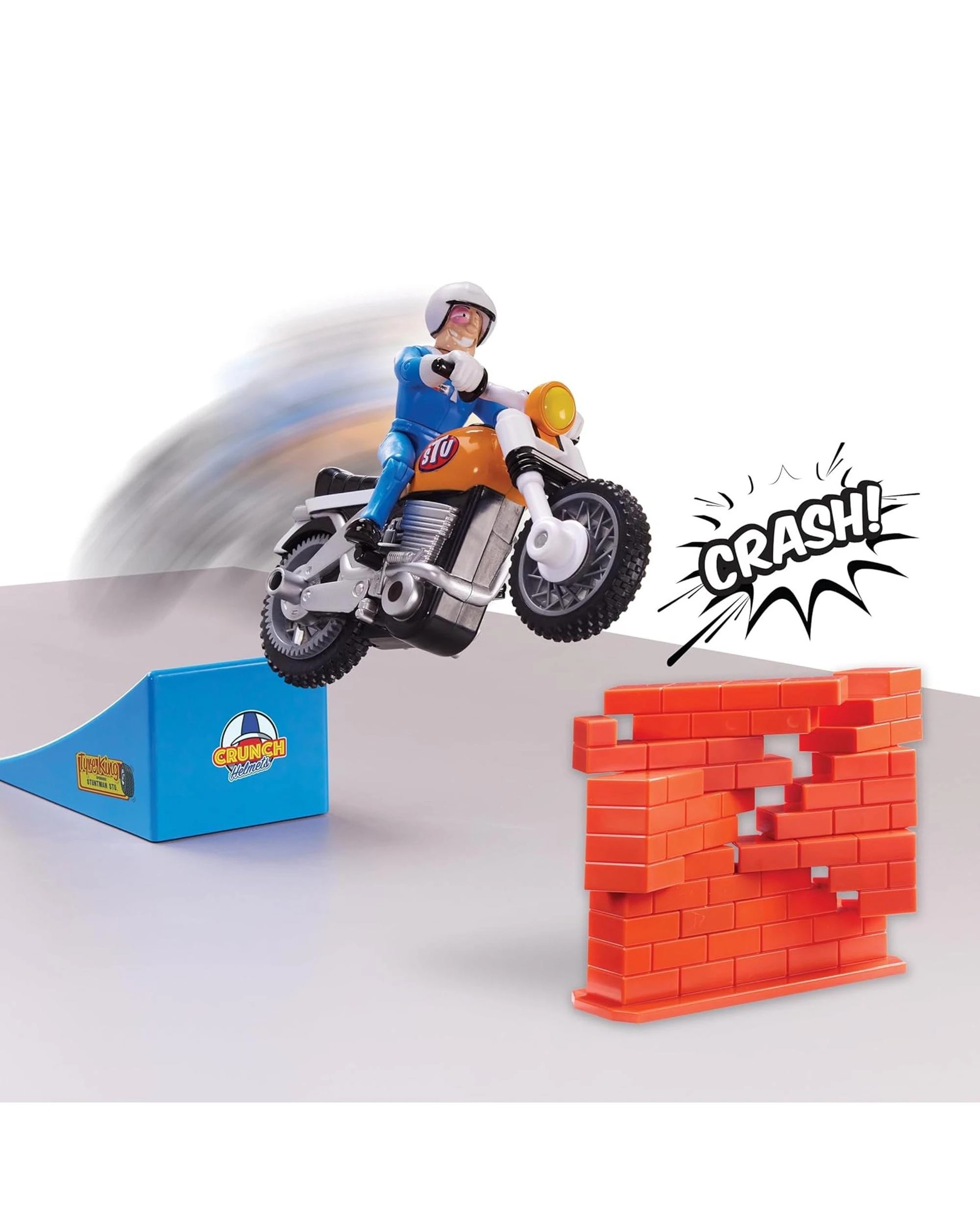 5 Stuntman Stu Nitro Boost Stunt Bike Action Figure, 5 of 7