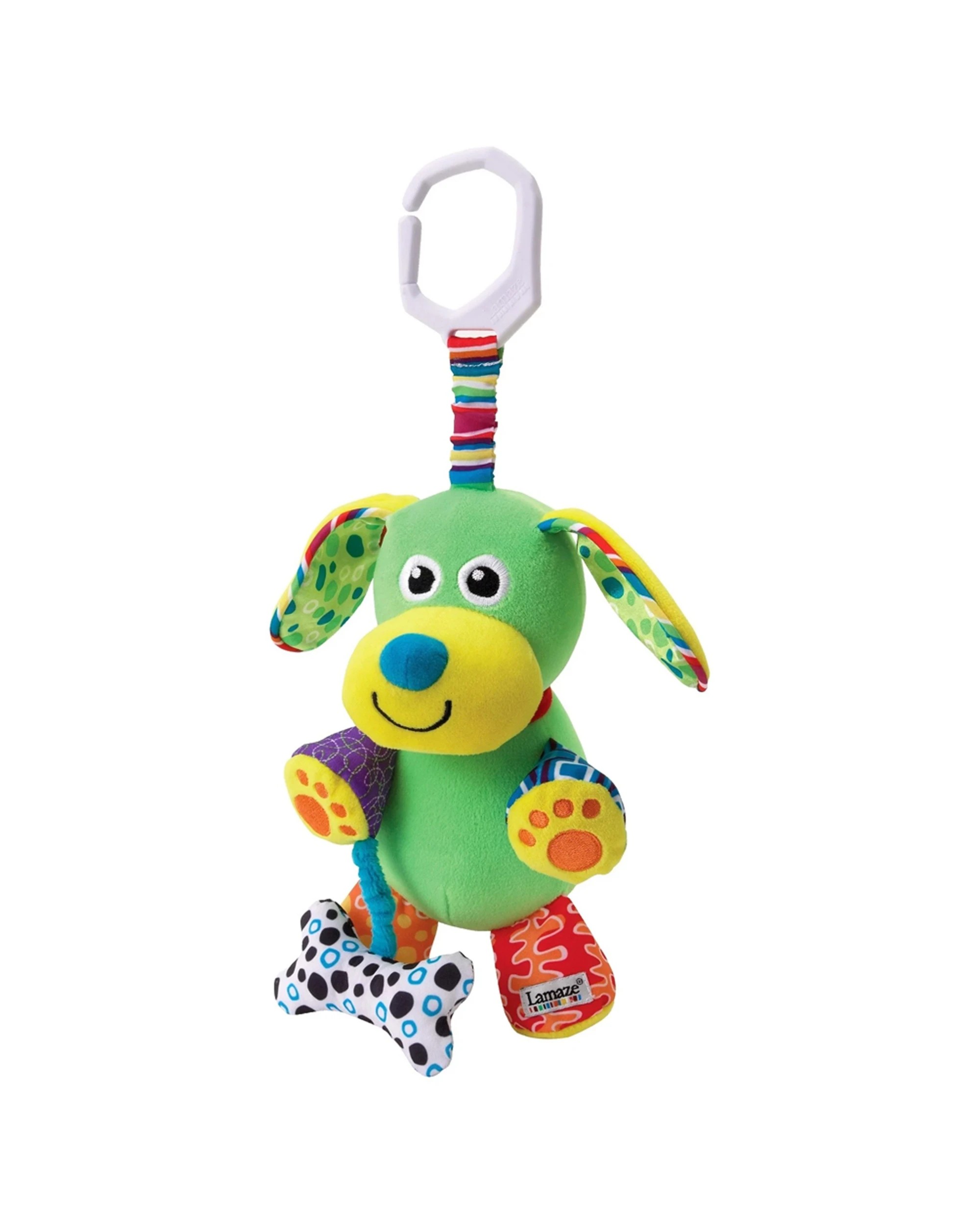 2 Lamaze Pupsqueak And Captain Calamari Clip Go Baby Toys Sensory Play - Multi, 2 of 3