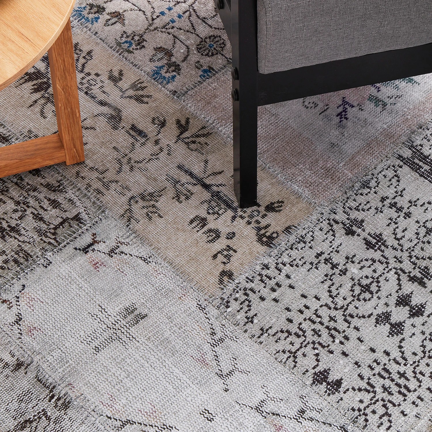 6 Common Ground Rugs Bazaar 189 280x190cm - Large Floor Rug - Grey, 6 of 9