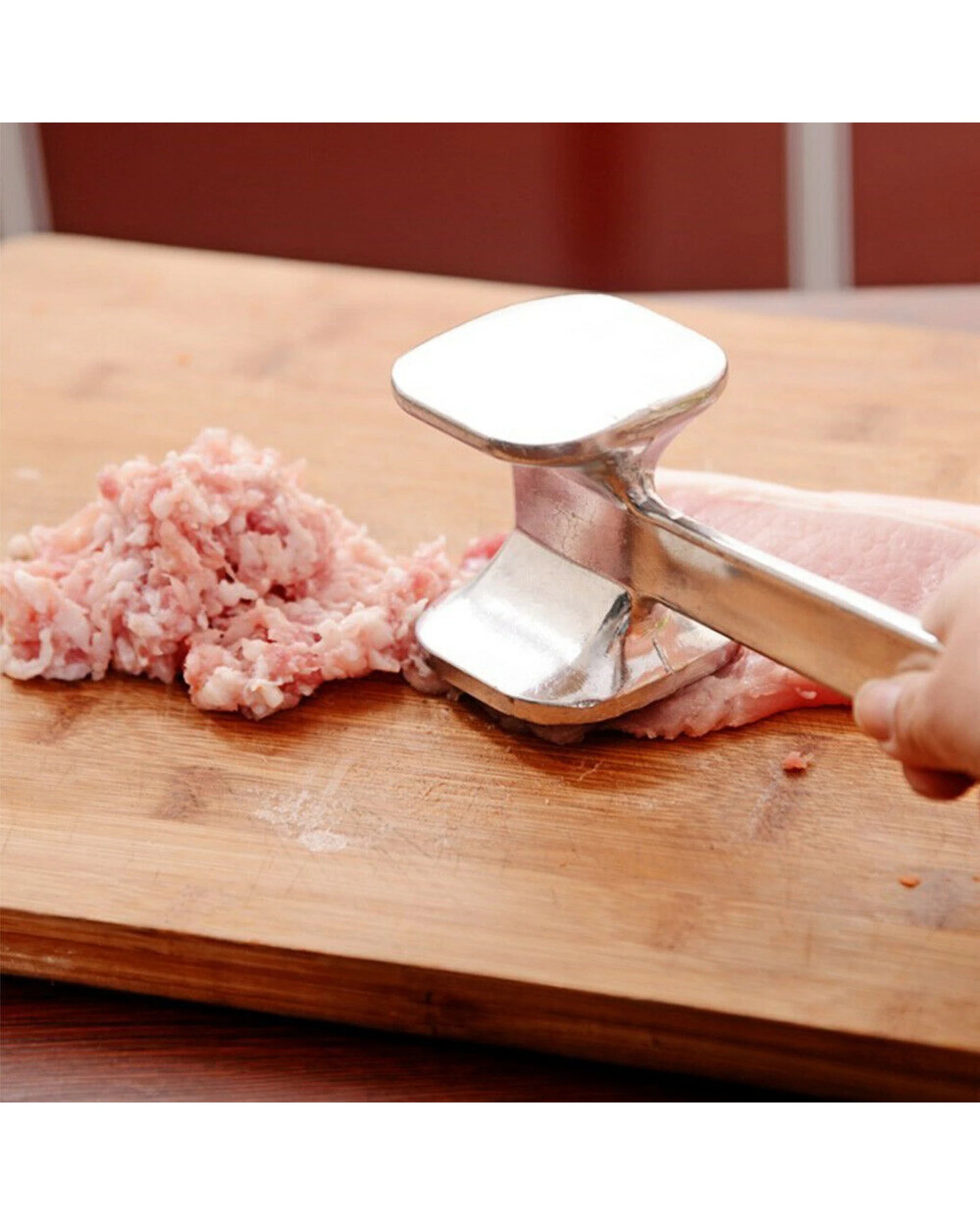 6 BR Home Meat Tenderiser Mallet with Comfortable Handle, 6 of 10
