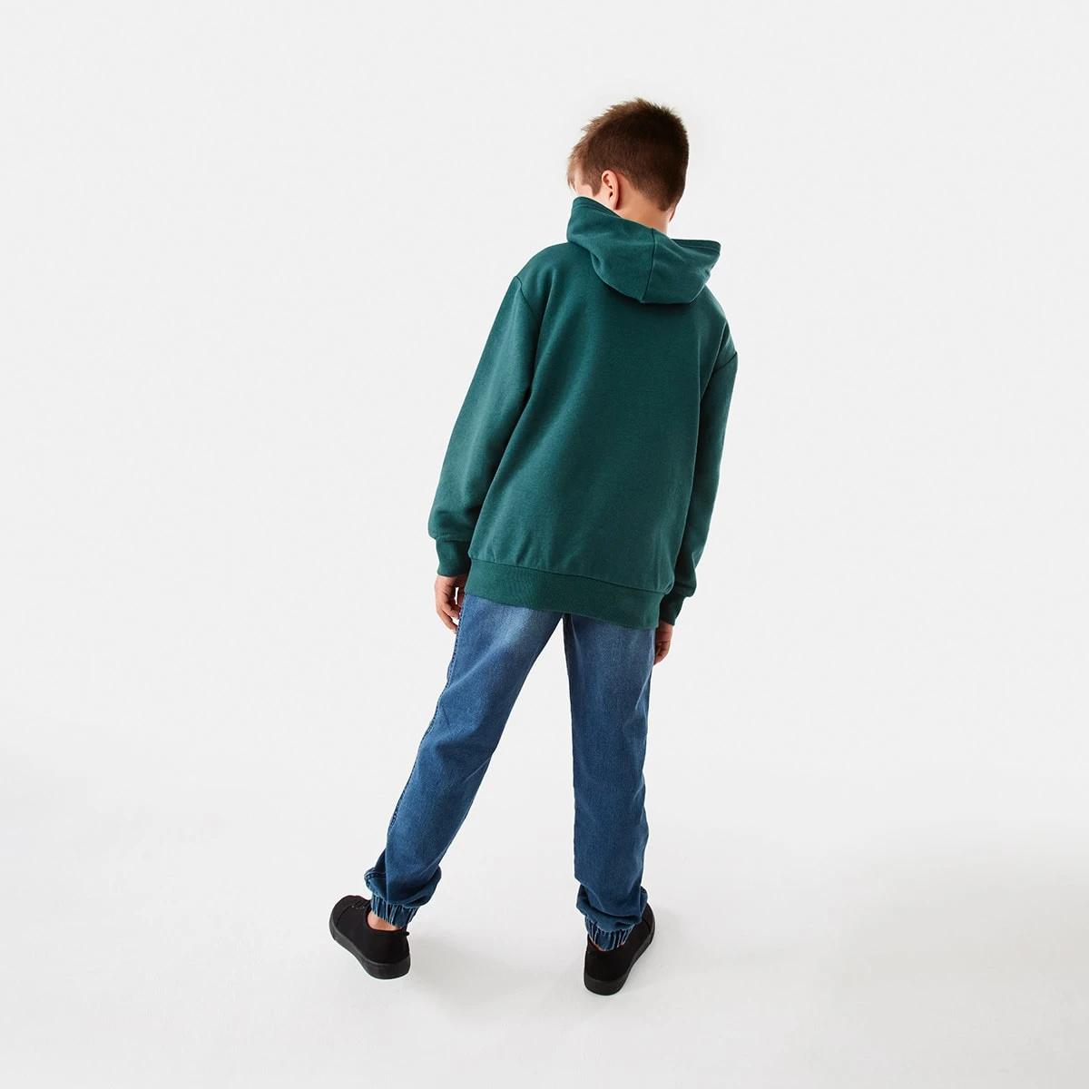 7 Active Kids Olympics Team Aus Youth Hoodie Oz Green, 7 of 9