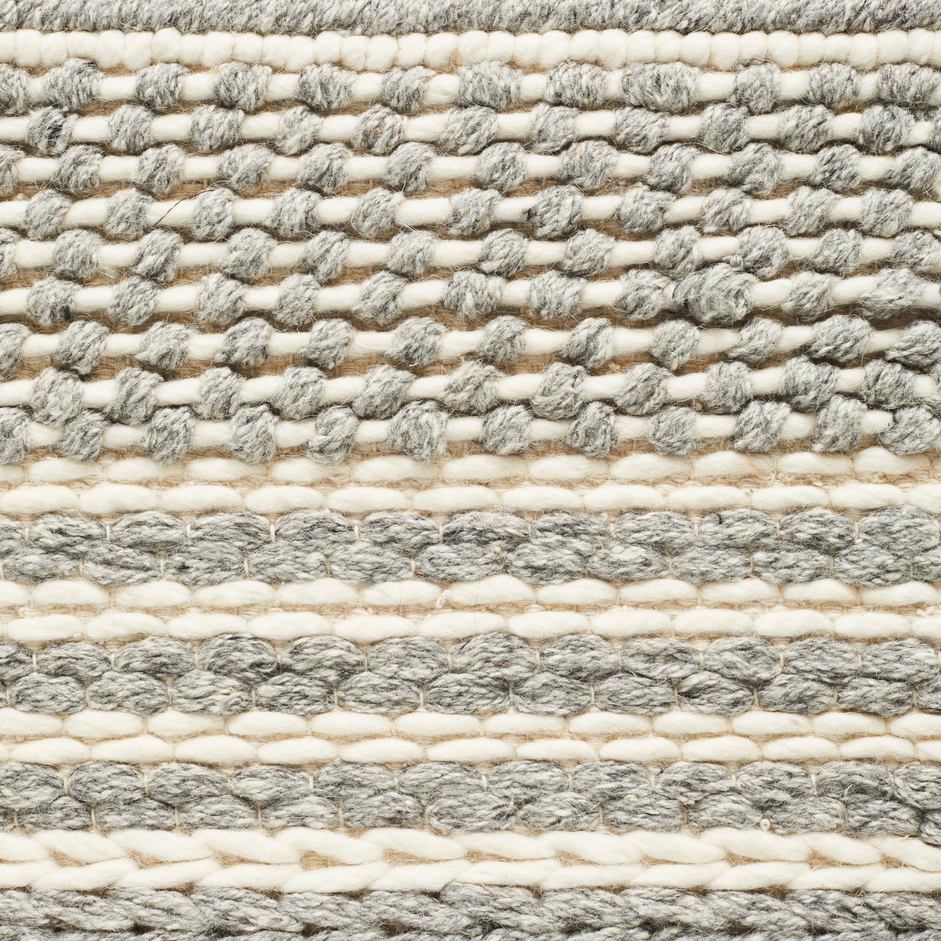 6 Common Ground Rugs Nordica 313 280x190cm - Large Plain & Textured Rug - Silver, 6 of 7