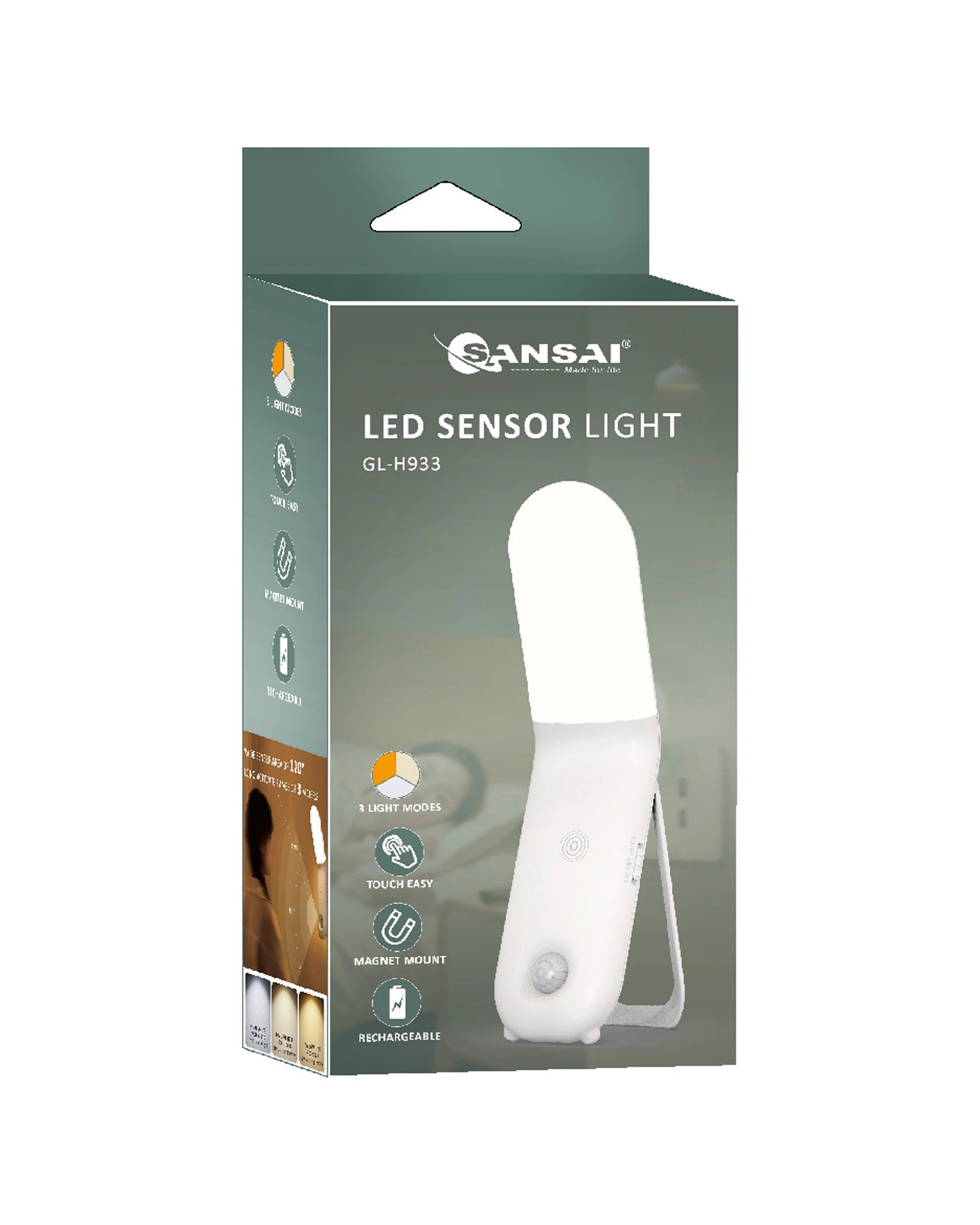 1 Sansai LED Sensor Touch Light With 3 Modes Dimmable Features 17x4 cm - White, 1 of 4