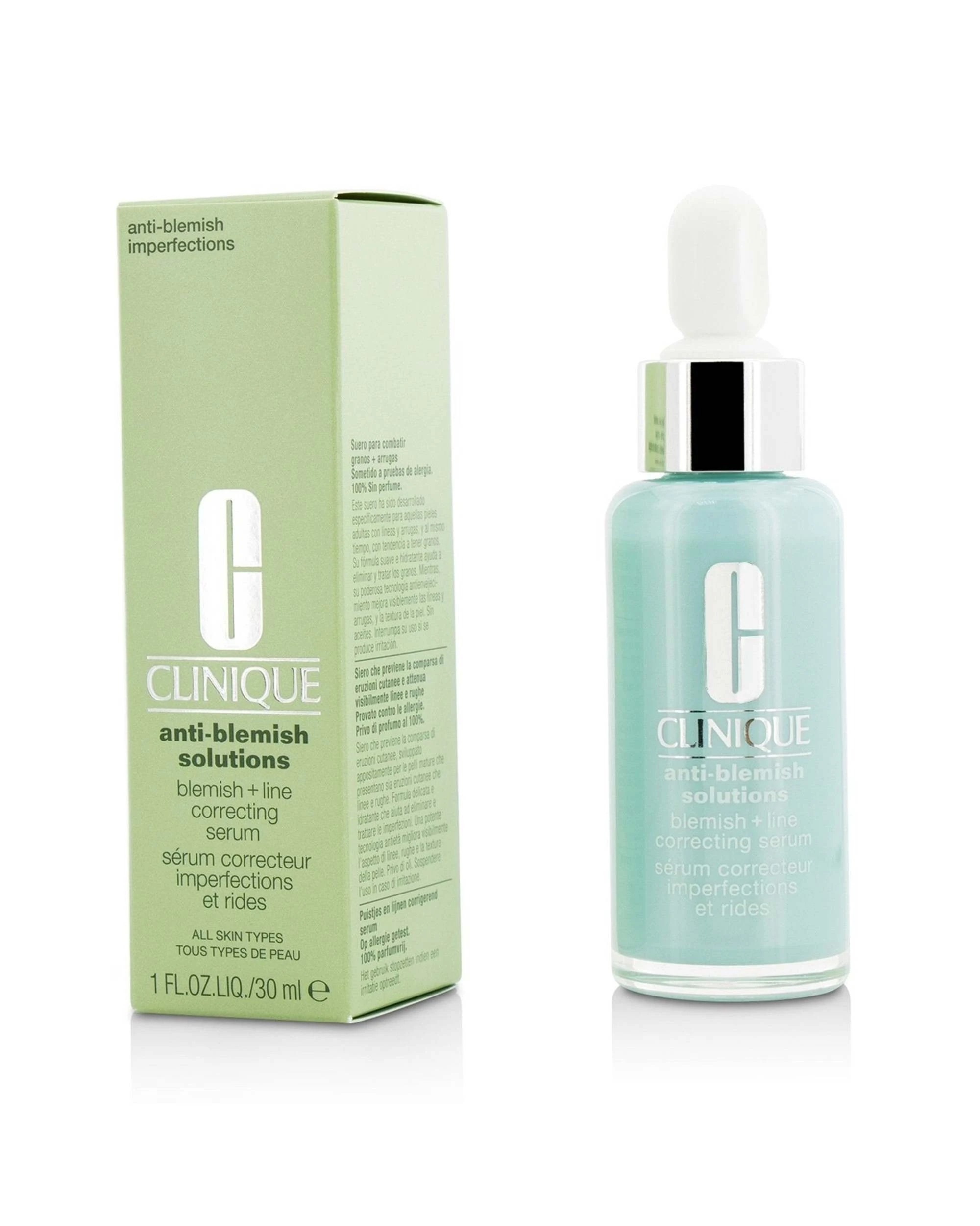 2 Clinique Anti-Blemish Solutions Blemish + Line Correcting Serum  30ml/1oz, 2 of 3