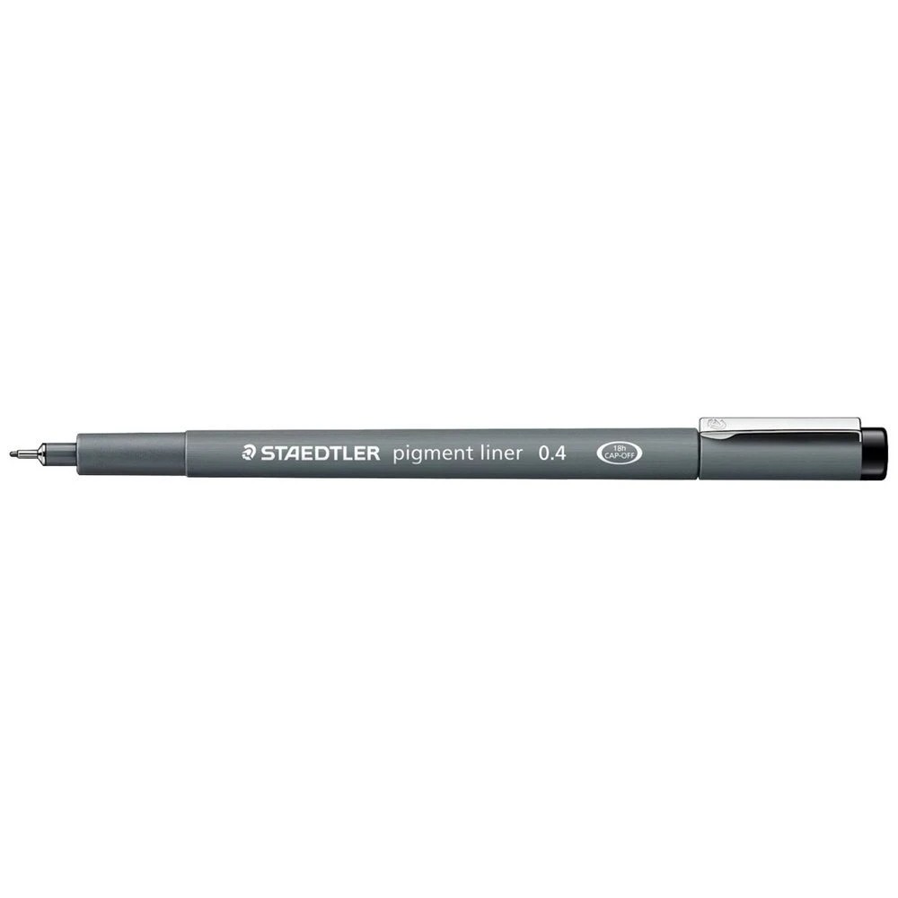 1 Staedtler Pigment Liner 0.4mm Black, 1 of 3