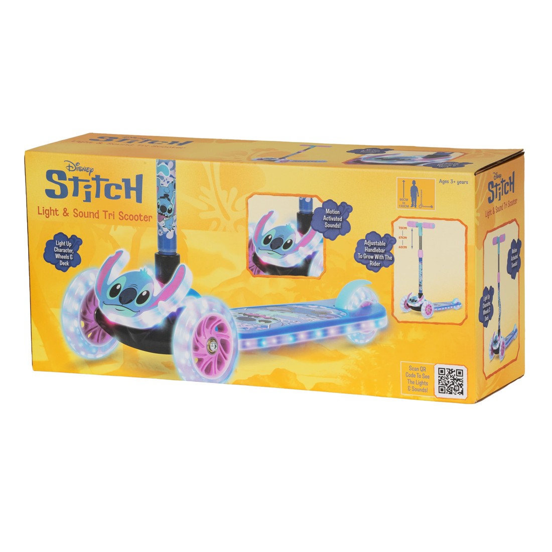 5 Disney Stitch Light & Sound Tri Scooter, 5 of 5