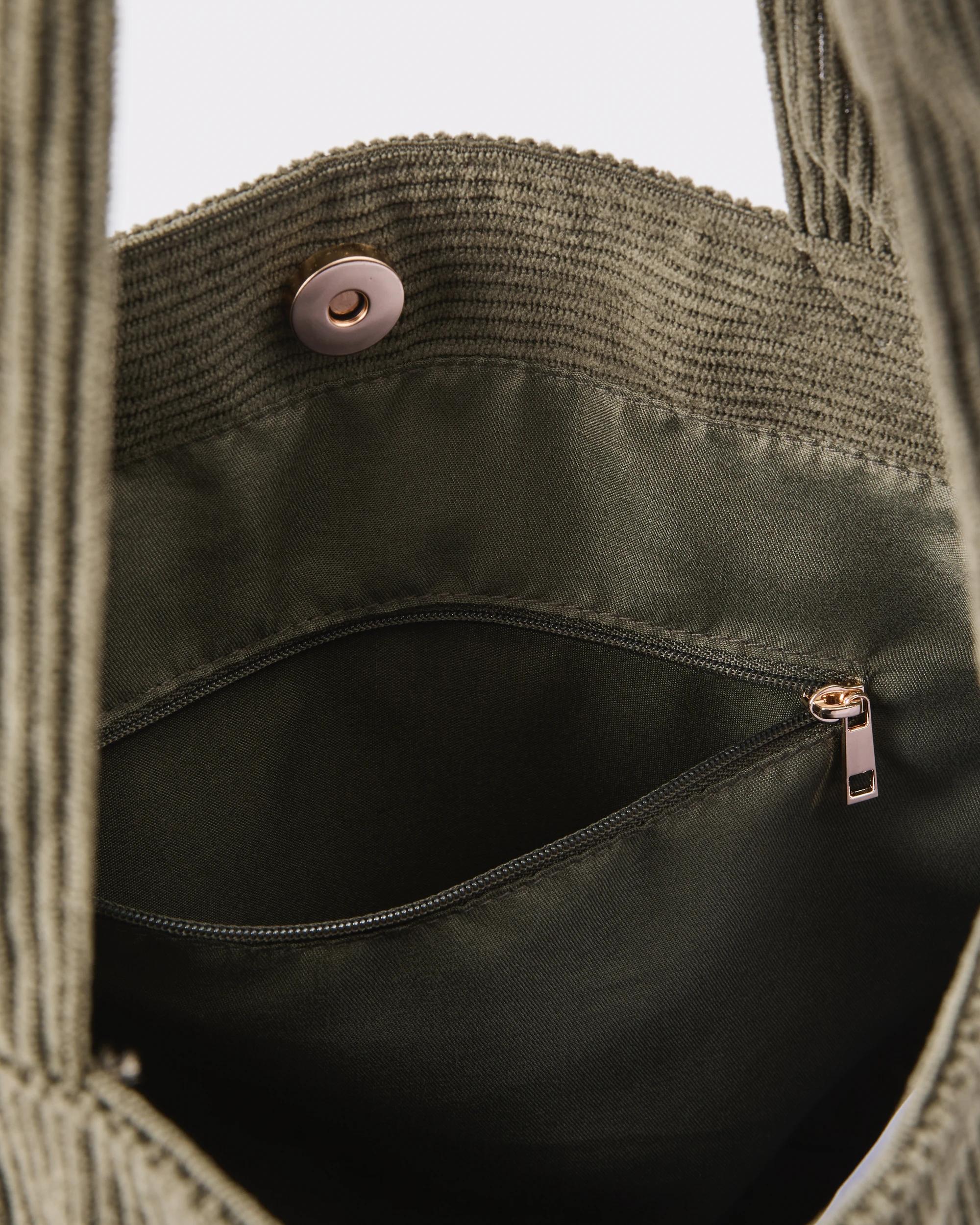 4 Shopper Tote Bag Olive Grn, 4 of 5
