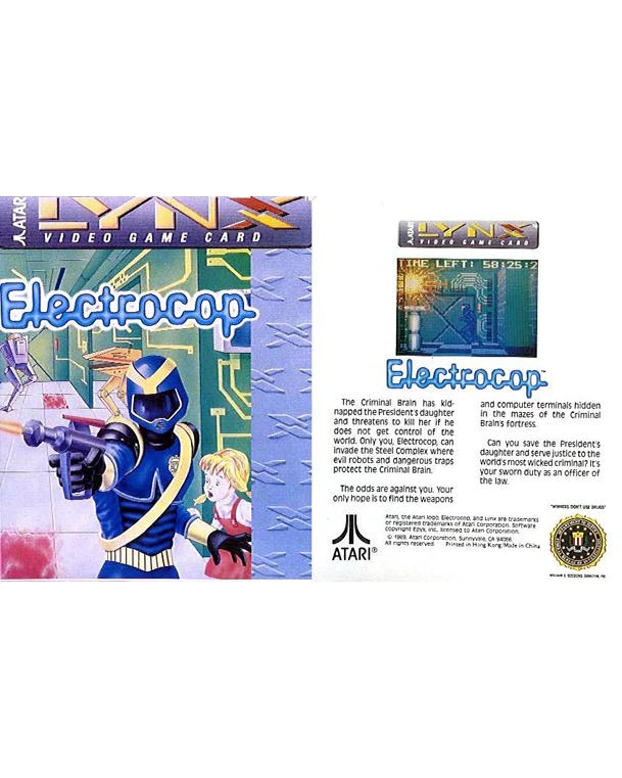 2 Electrocop - Atari Lynx, 2 of 2