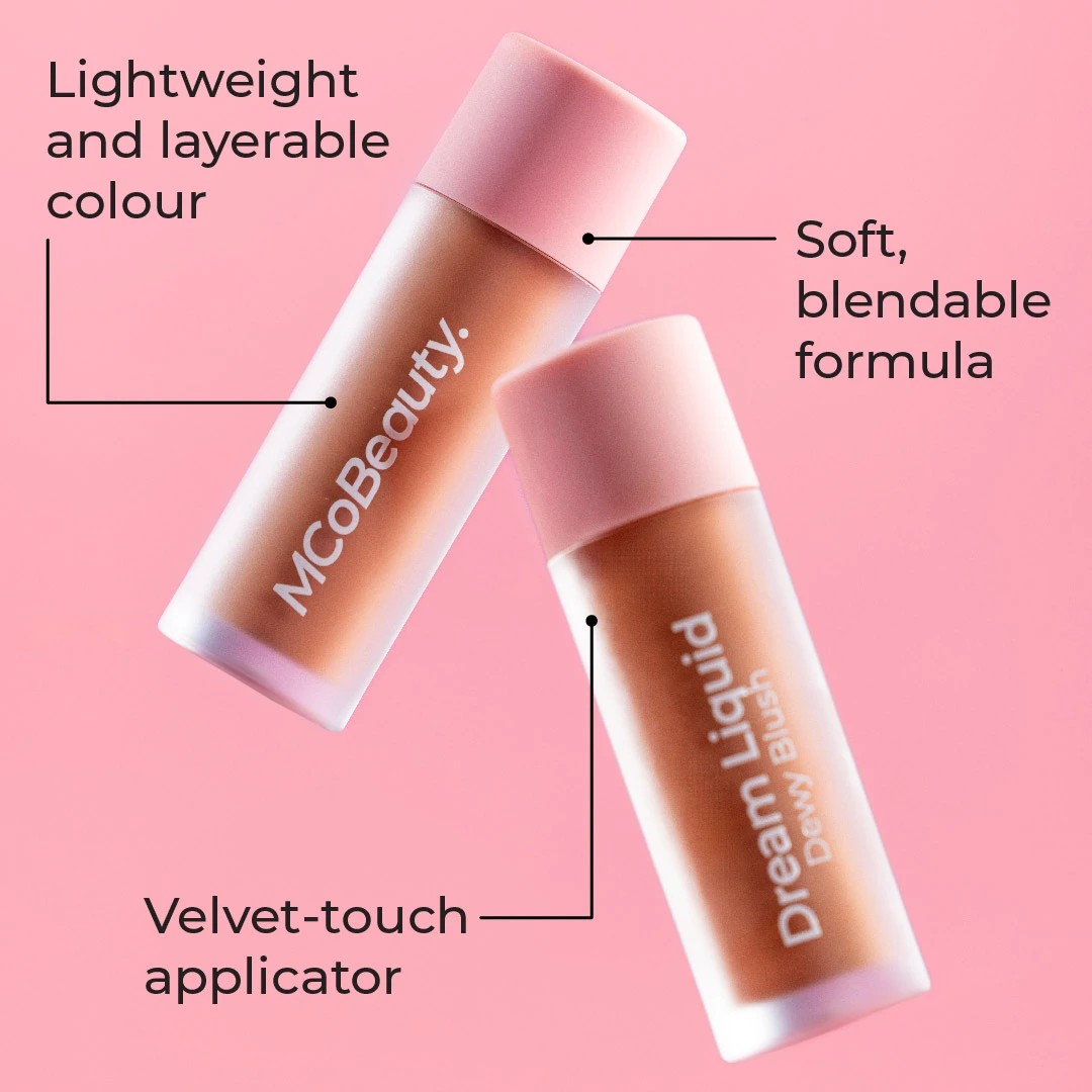 8 MCoBeauty Dream Liquid Dewy Blush - Nude Peach, 8 of 9