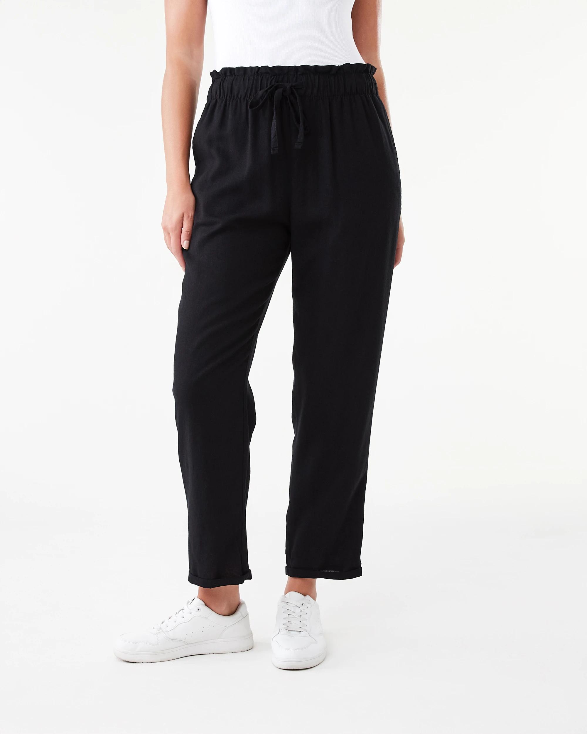 1 Drawstring Pants Black, 1 of 6