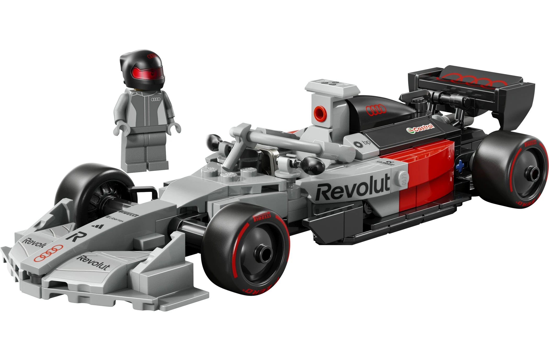 2 LEGO Speed Champions Audi Revolut F1 Team R26 Race Car 77259, 2 of 10