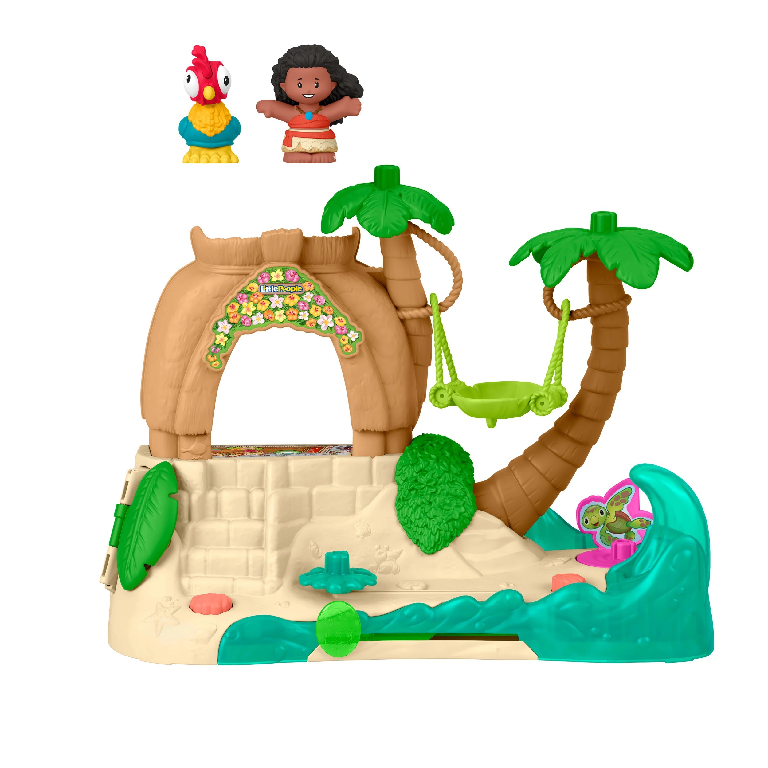3 Fisher-Price Disney Princess Moana Little People Adventure Village Playset, 3 of 5