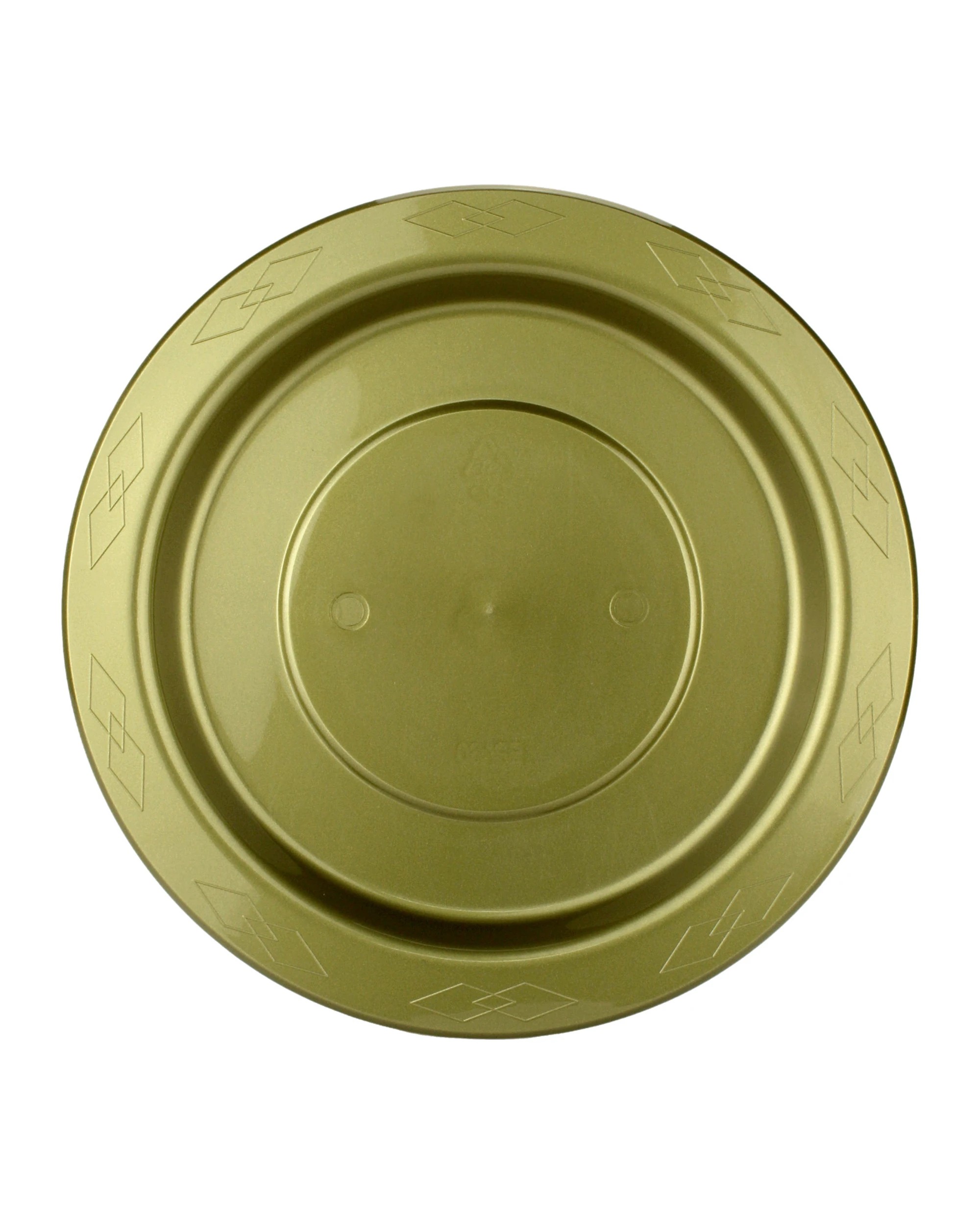 1 Alpen 18cm Reusable Plates Pack of 20 - Gold - Gold, 1 of 3