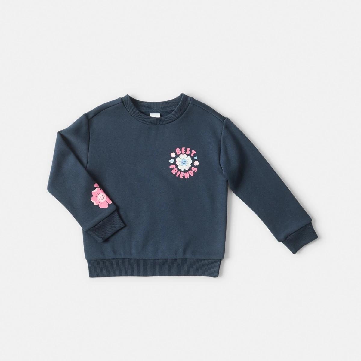 8 Print Crew Neck Sweatshirt Best Frnds, 8 of 9