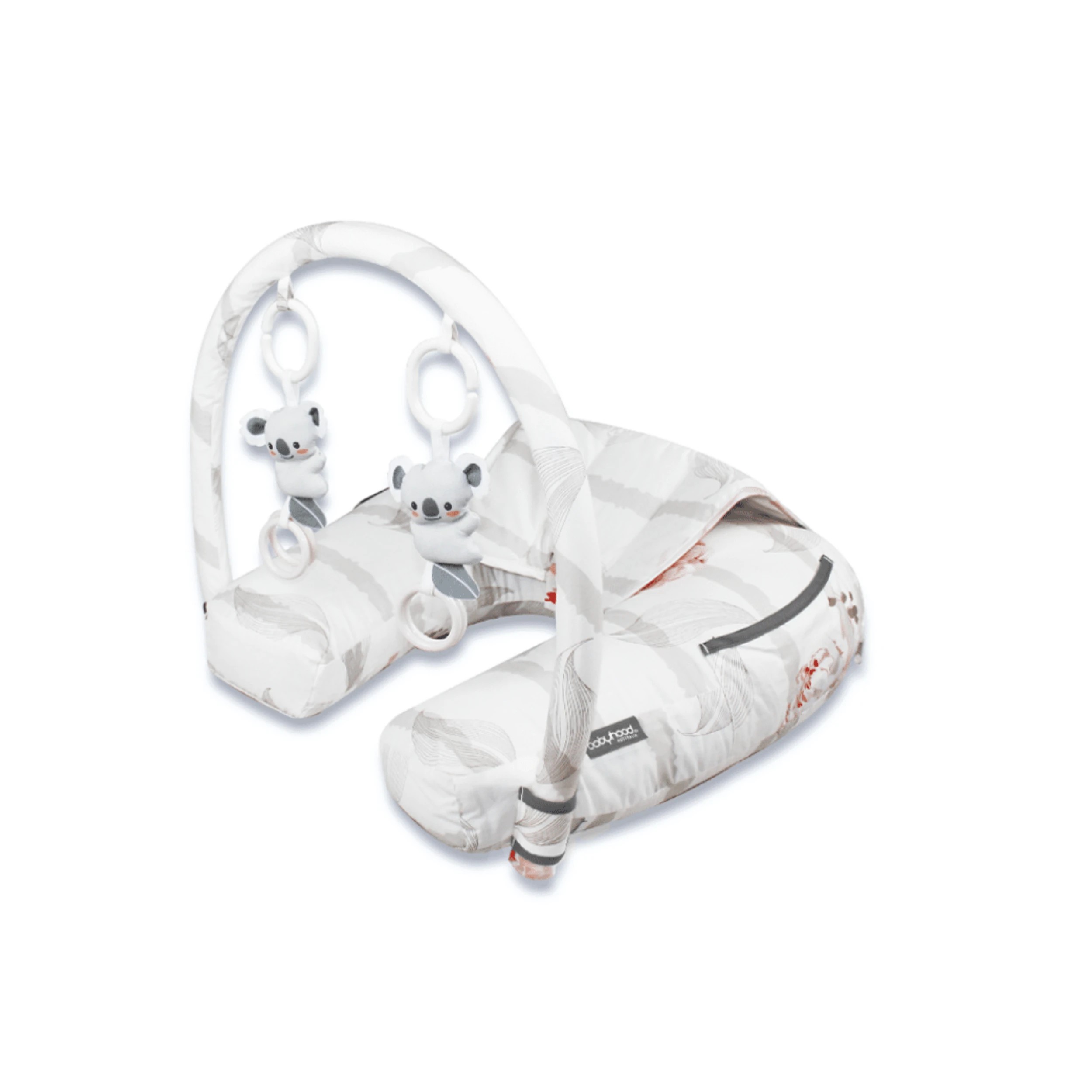 1 Babyhood Organic Nursing Pillow with Toybar - Vintage Floral, 1 of 1