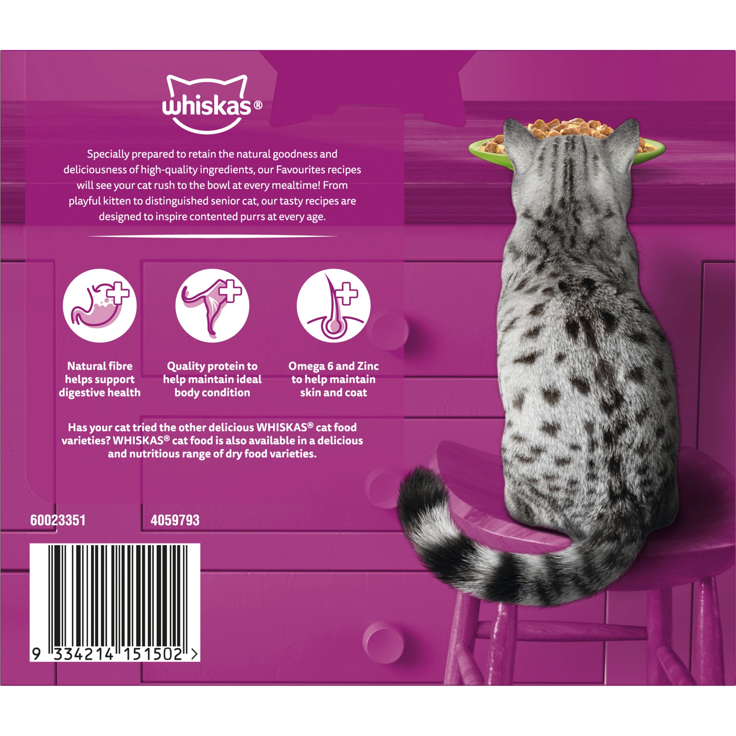 10 Whiskas Mixed Favourites in Jelly, 10 of 10