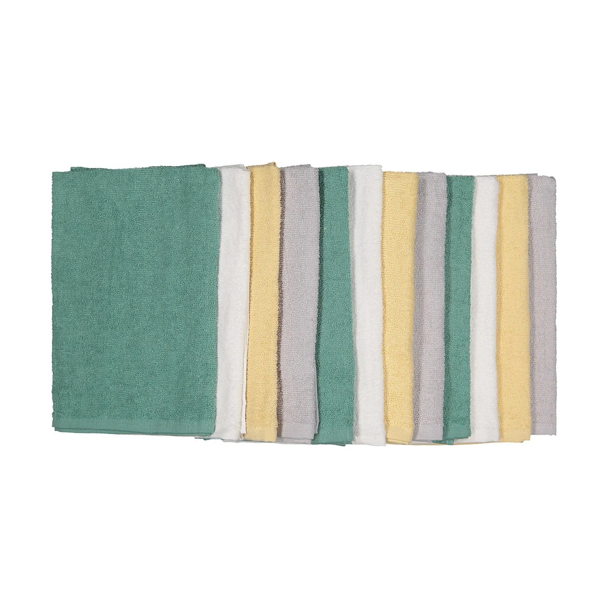 1 12 Pack Coloured Terry Nappies, 1 of 6