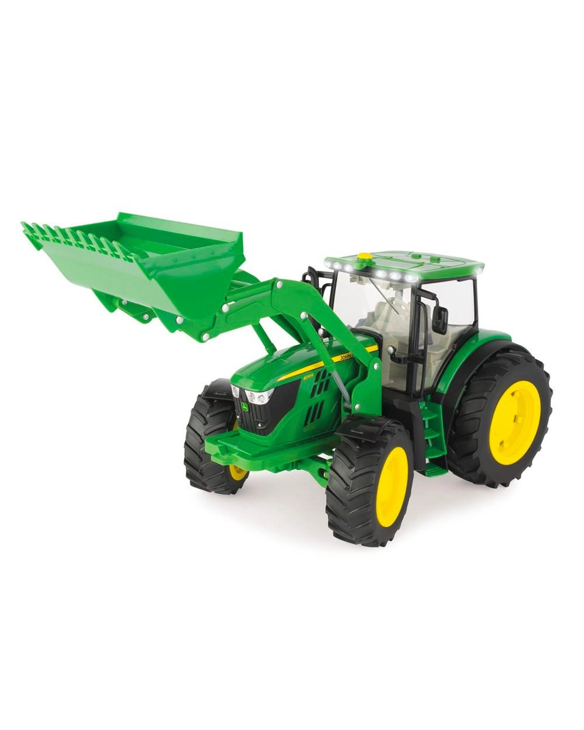 2 John Deere 1:16 Big Farm Tractor Loader Toy w Lights and Sounds, 2 of 3