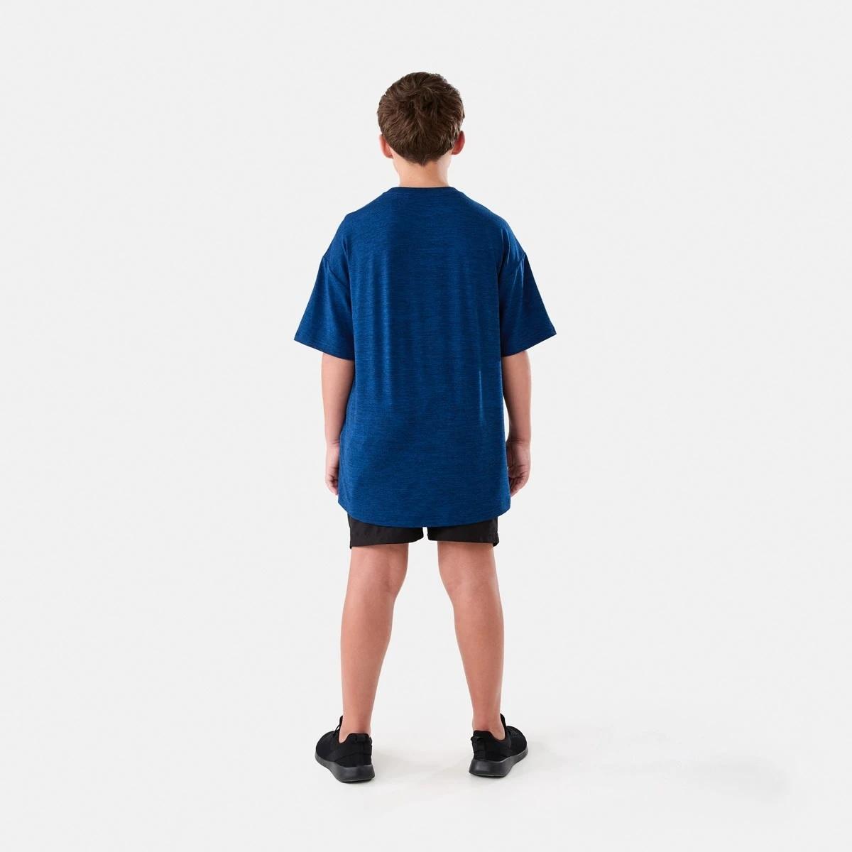 6 Active Kids T-shirt TEXTURED SPORT BLUE, 6 of 6