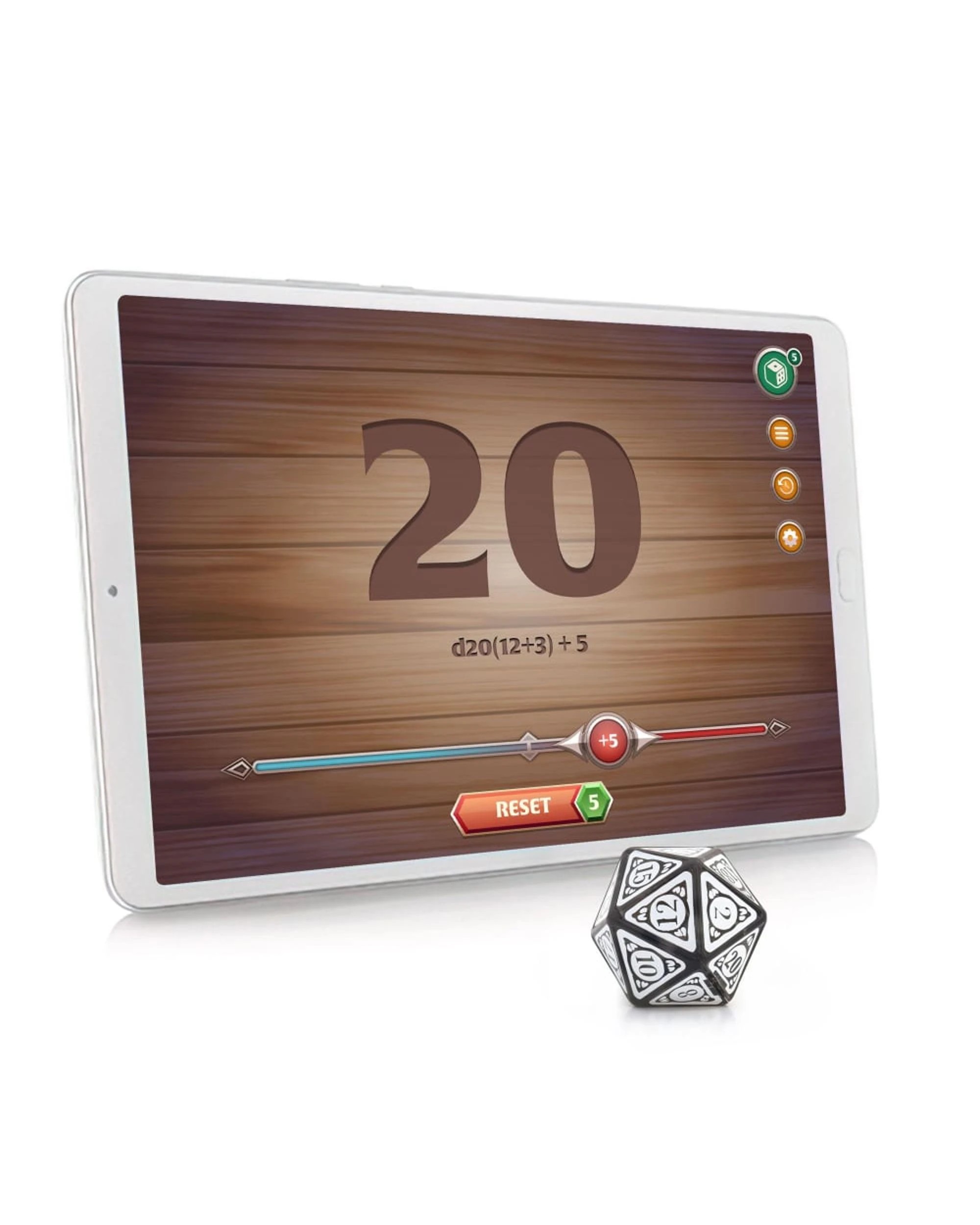 6 GoDice D20 Connected Electronic Dice, 6 of 6