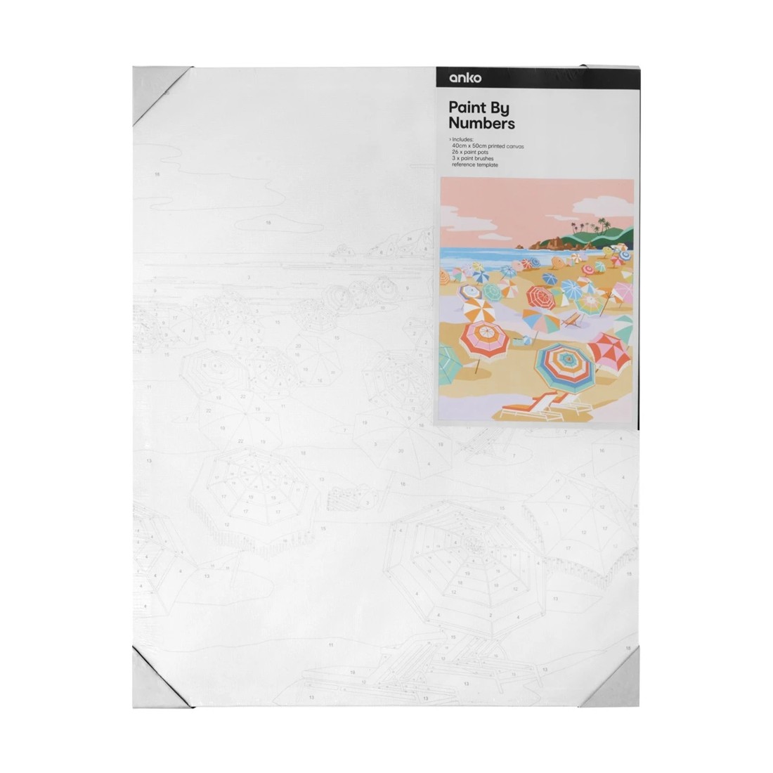 1 Paint By Numbers - Beach, 1 of 4