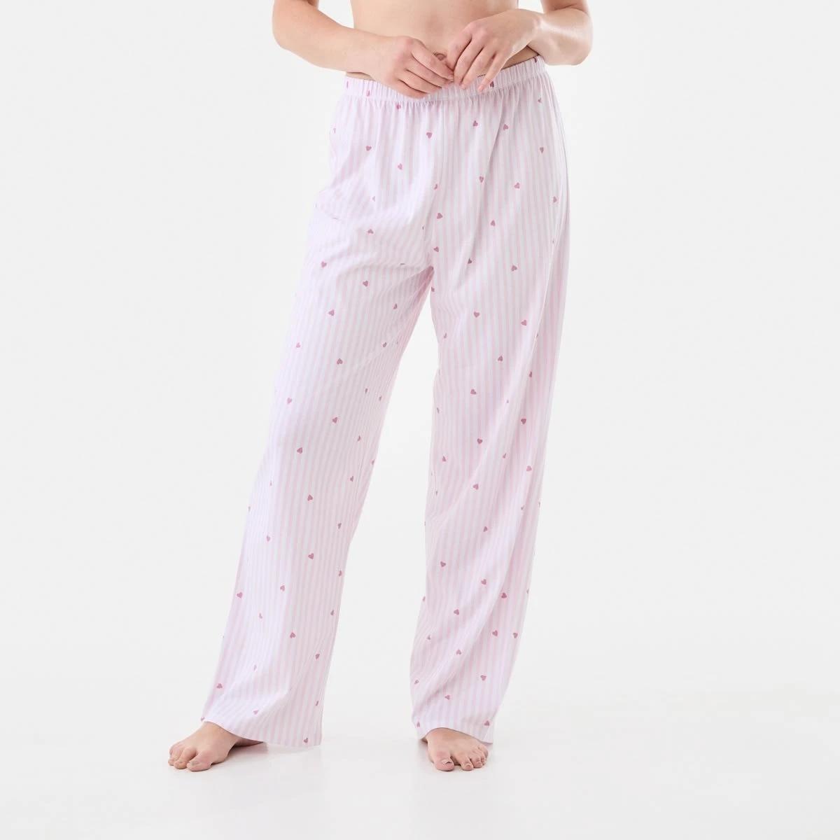 1 Printed Knit Pants Heart Stp, 1 of 5