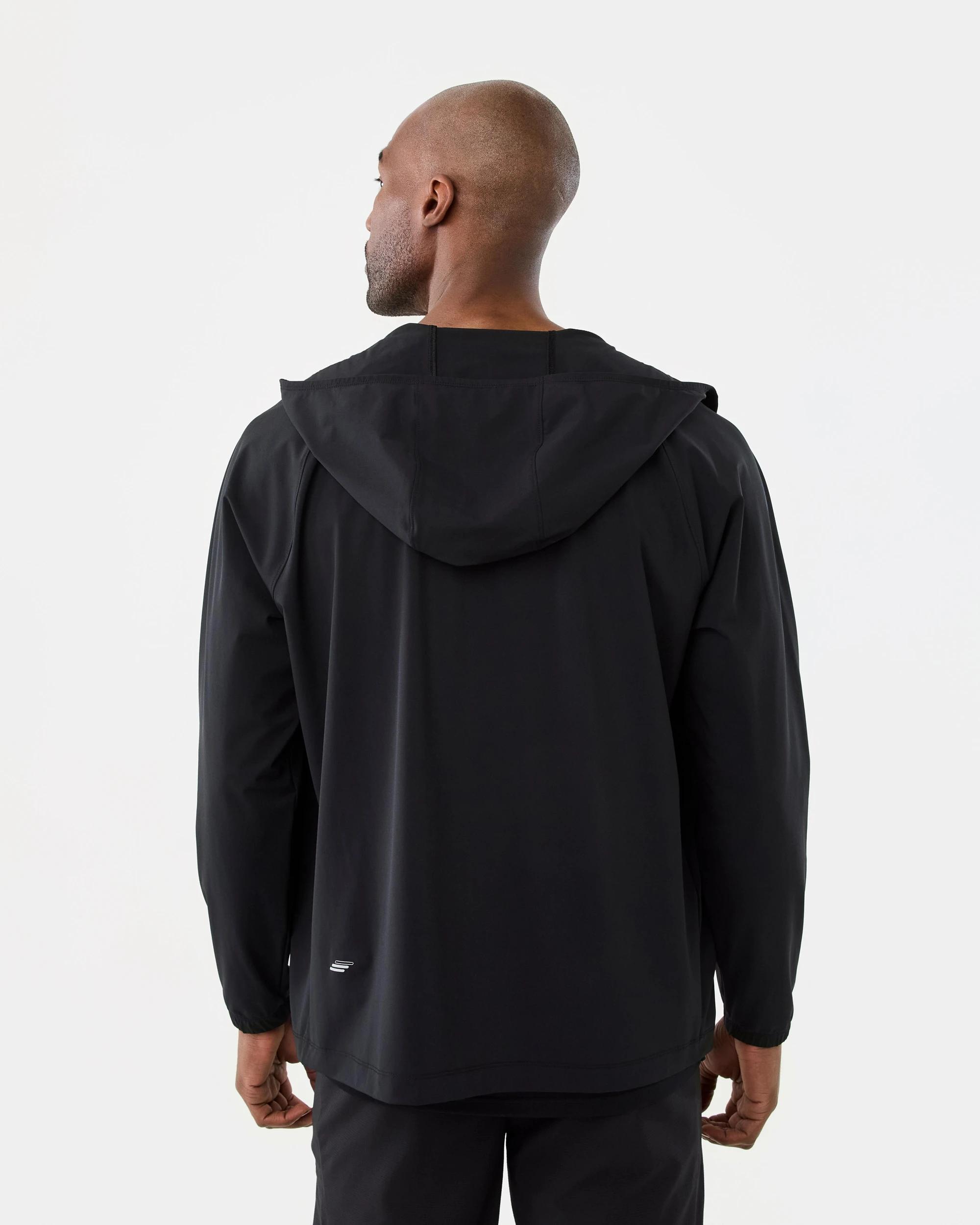 3 Active Mens Everyday Lightweight Jacket Black, 3 of 8