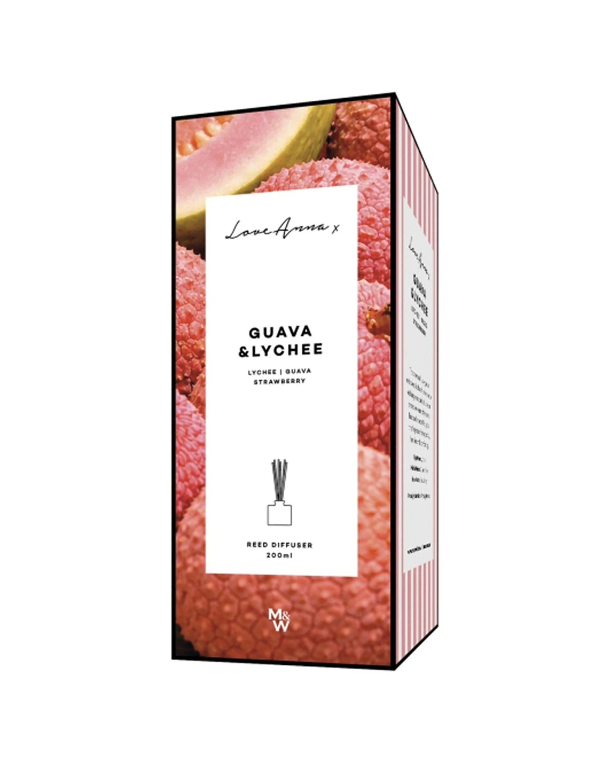 2 Love Anna X Kitchen Delights Reed Diffuser Guava And Lychee Home Fragrance 200ml - Pink, 2 of 2