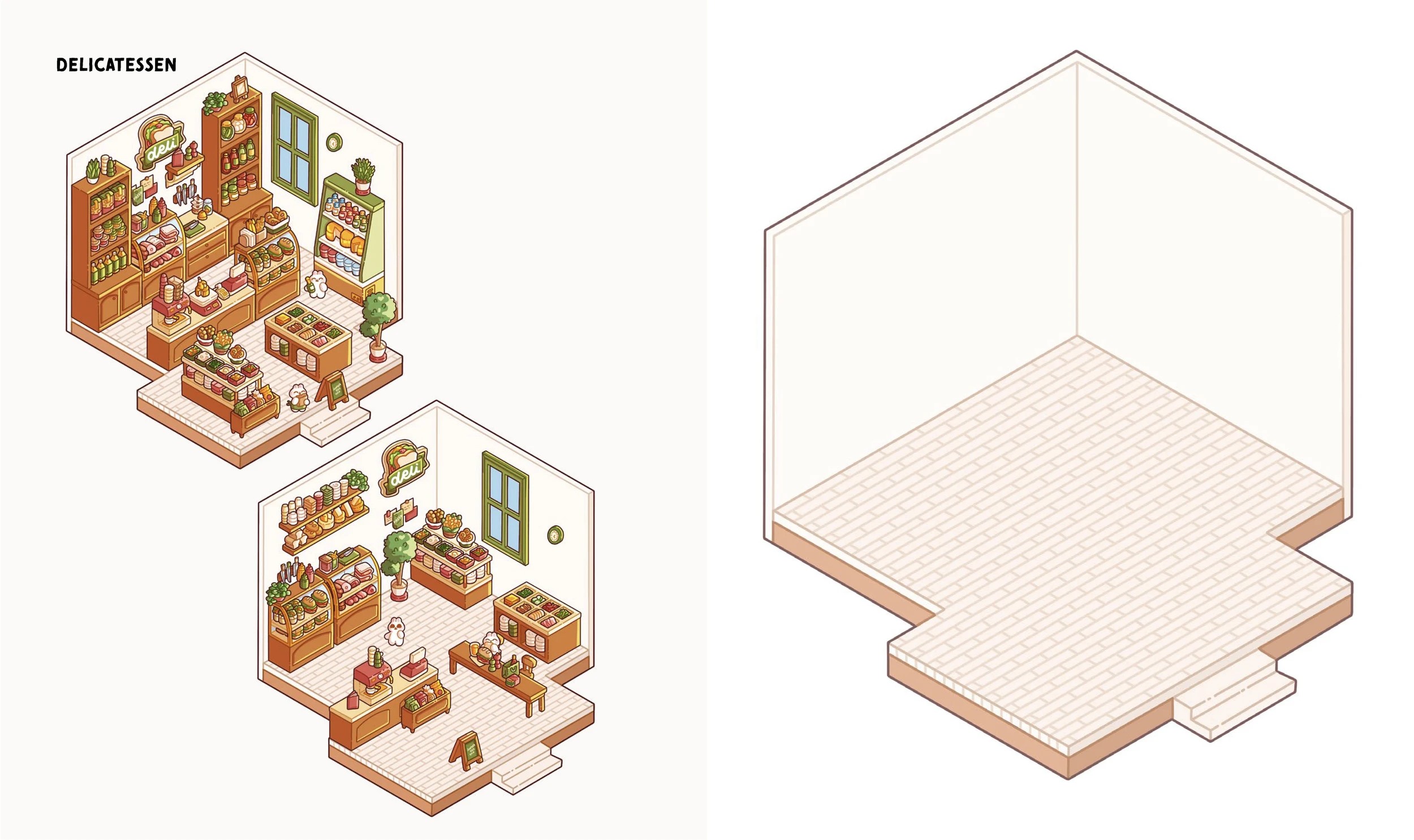 8 Cute 'N' Cozy: Cozy Town Sticker Therapy by Zenny Abanales - Book, 8 of 8