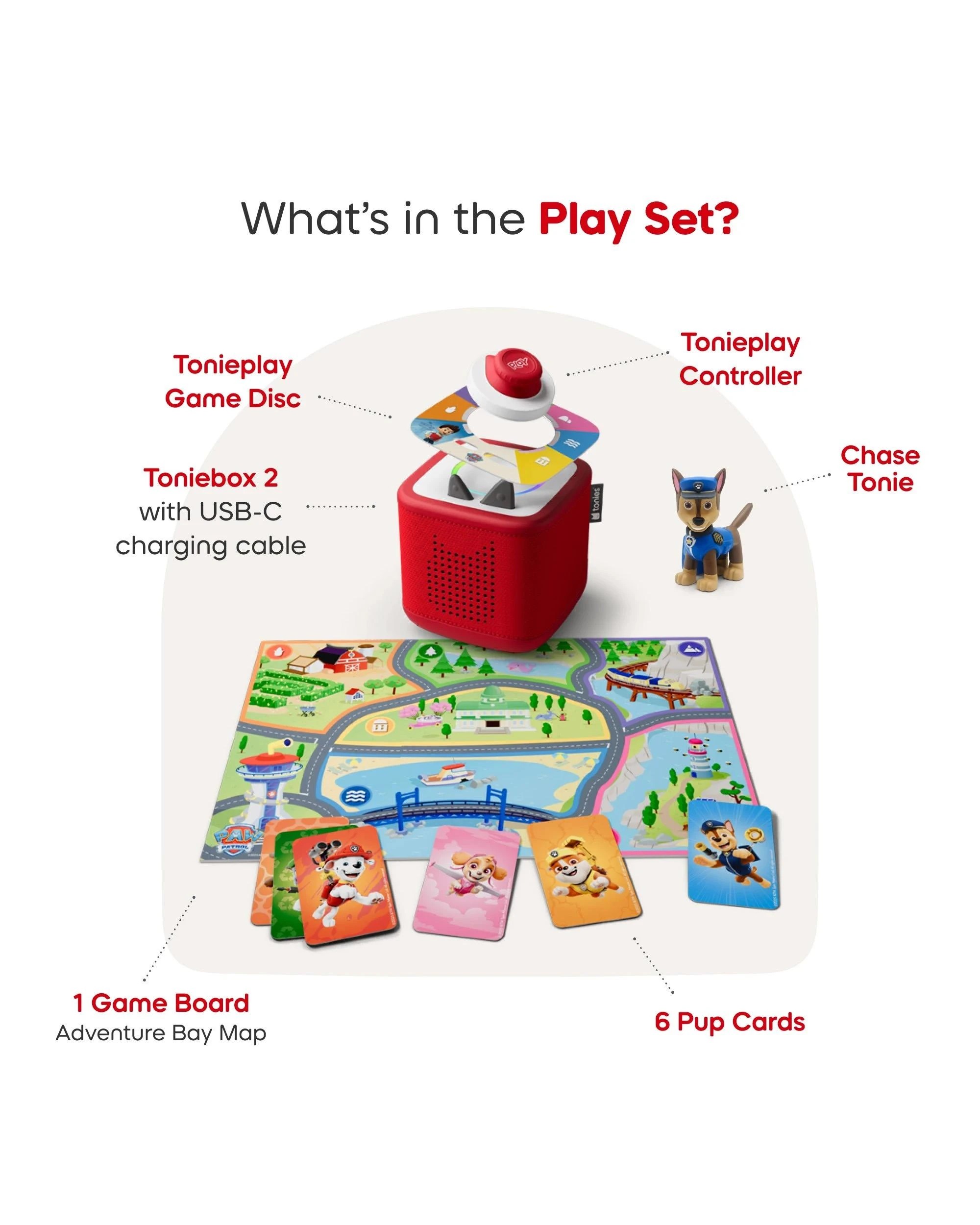 3 Tonies - Paw Patrol Toniebox 2 Full Play Set - Moon Grey
 - Multi, 3 of 10