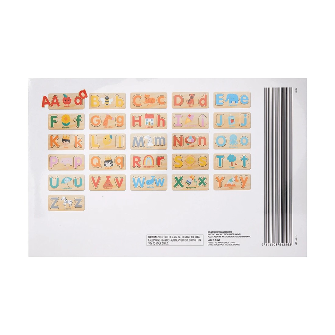8 Wooden ABC Matching Puzzle Set, 8 of 8