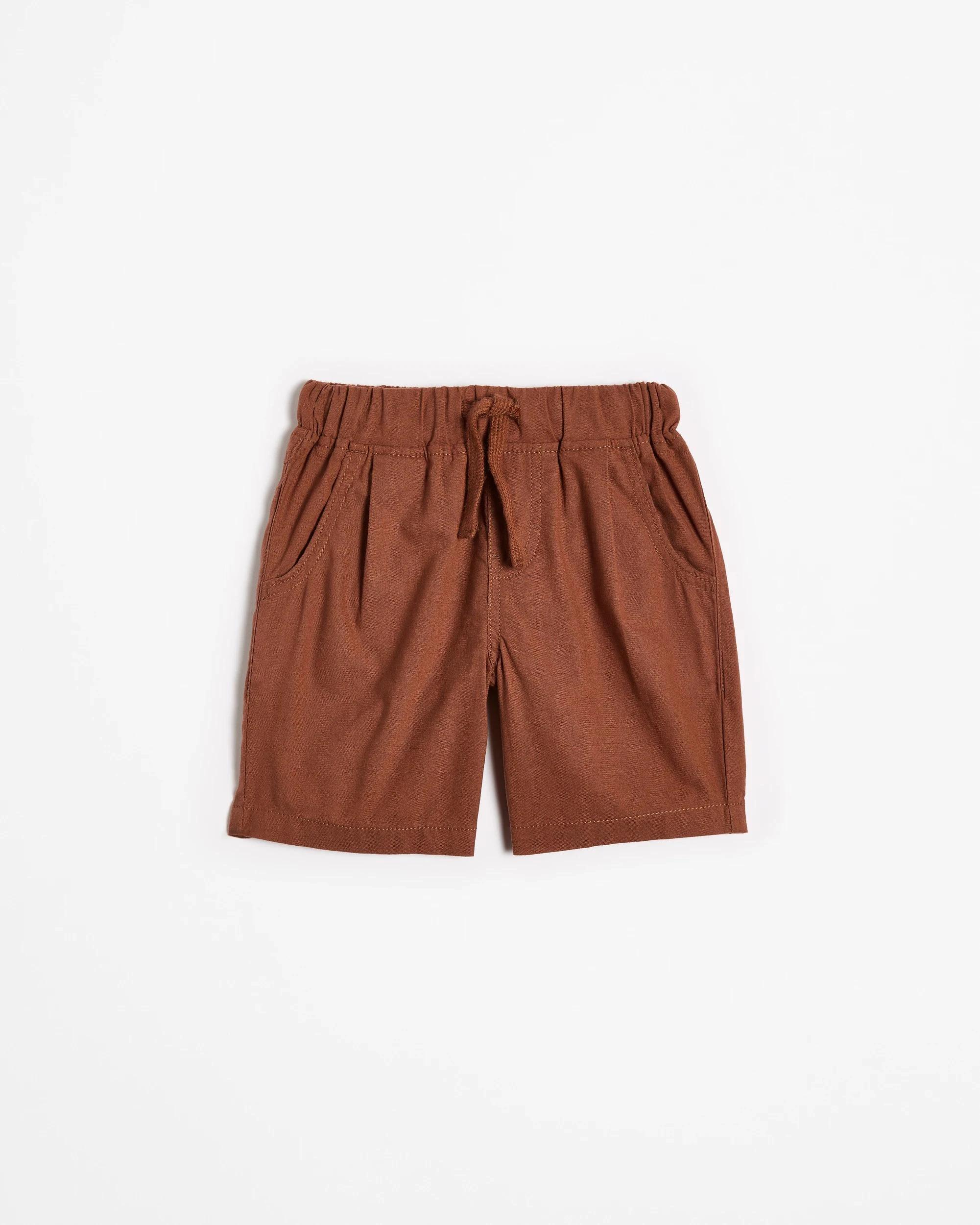 1 Target Australian Cotton Pull On Woven Shorts BROWN, 1 of 3