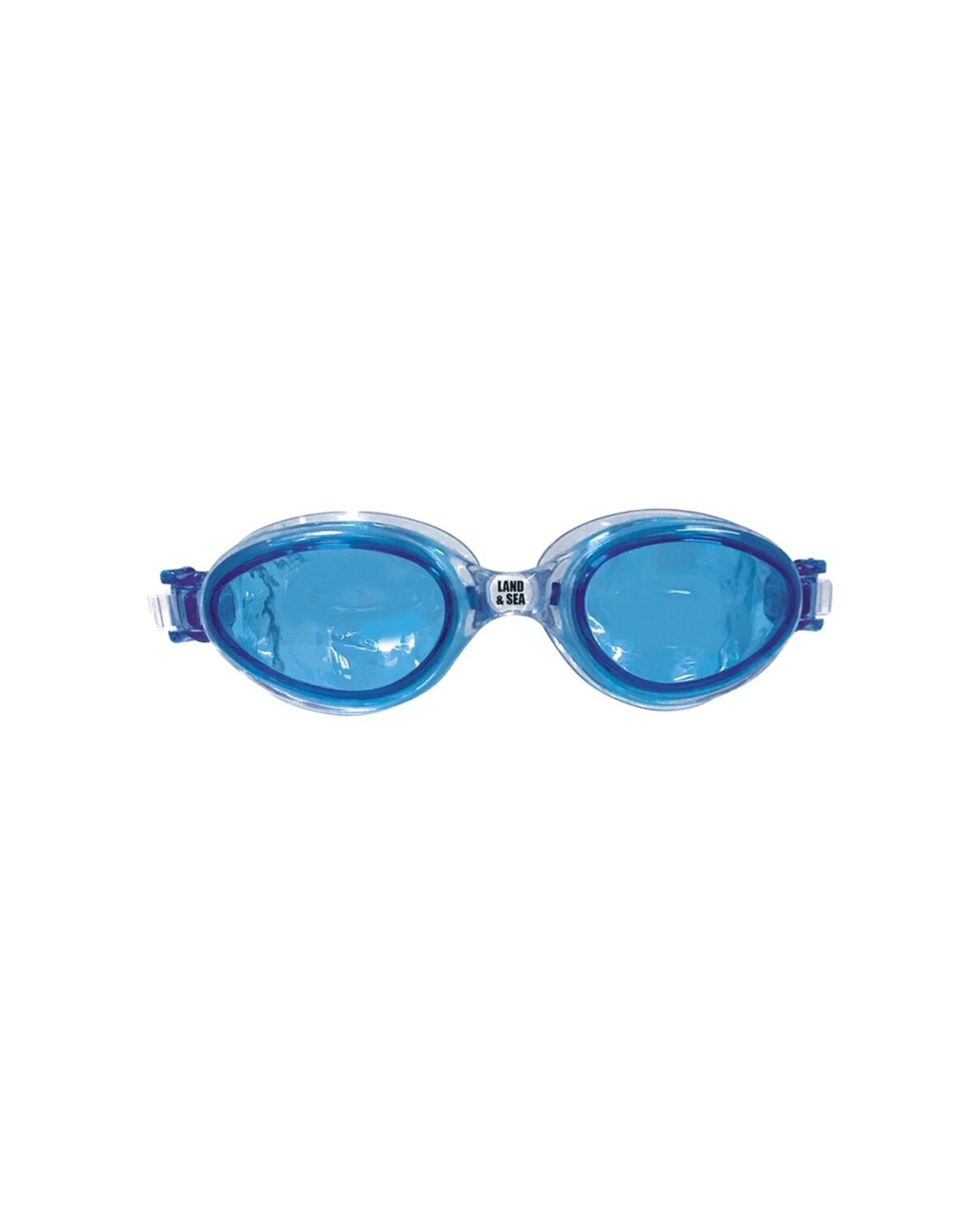 1 Land & Sea Sports Universal Fit Silicone Anti-Fog Swim Goggles - Blue, 1 of 1