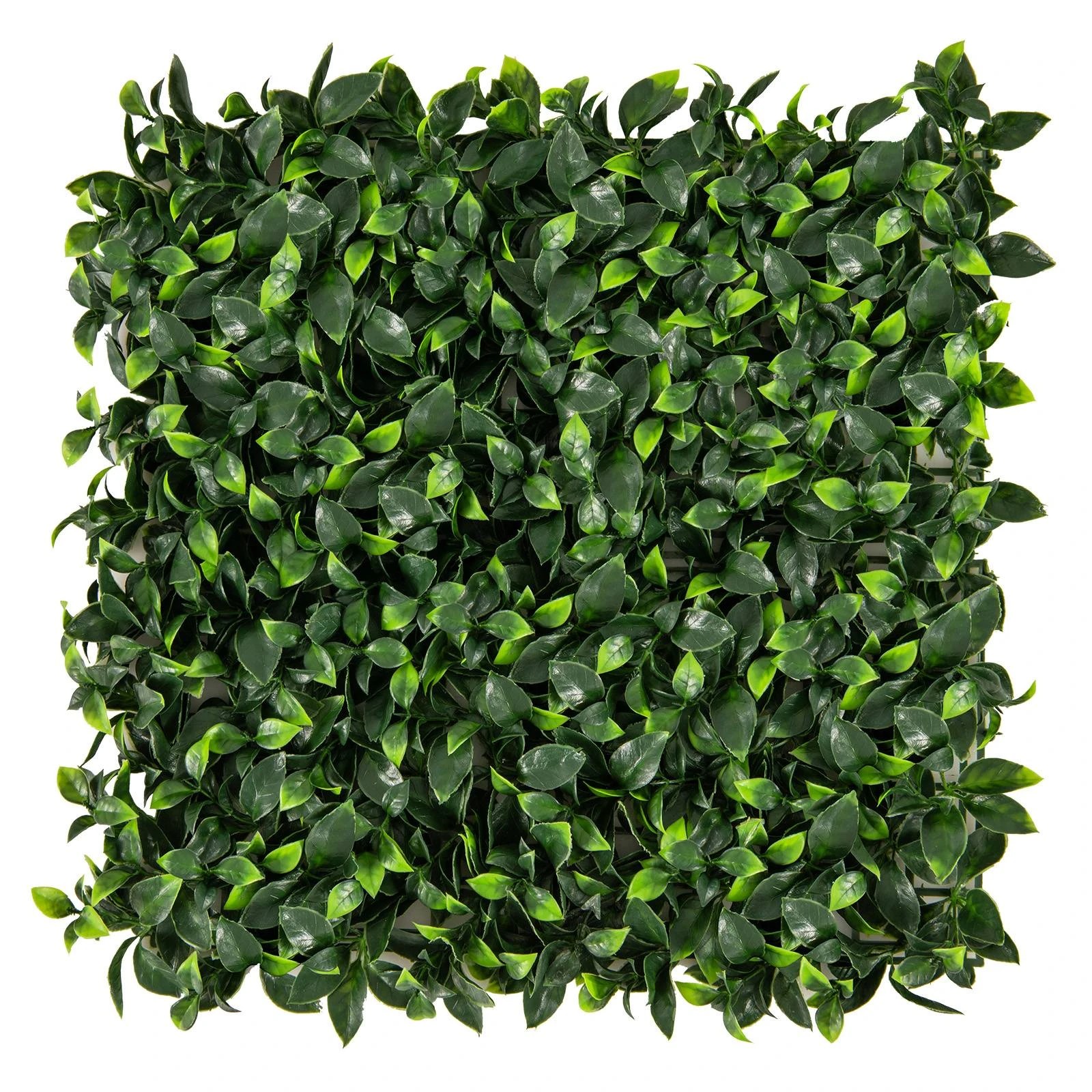 1 Costway 12PCS 50x50cm Artificial Grass Wall Panels Faux Topiary Gardenia Shrub Grass Decoration, 1 of 1