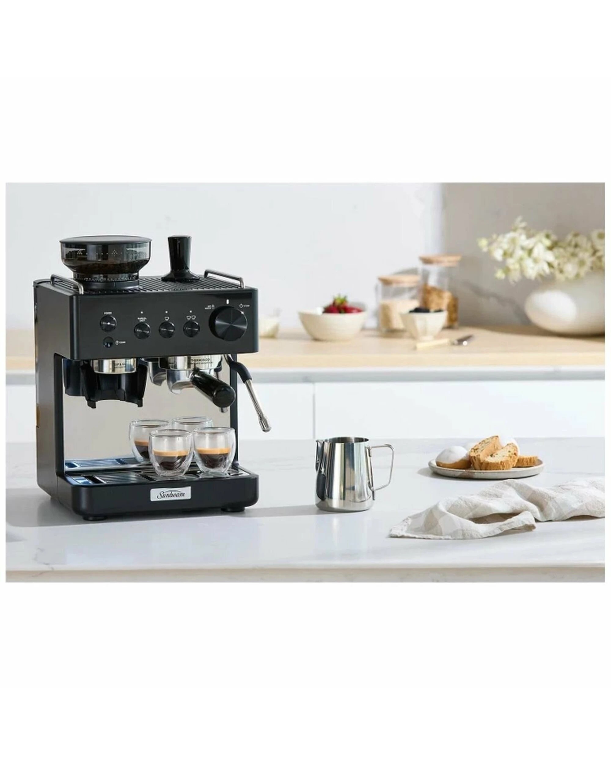 8 Sunbeam Origins Classic Espresso Machine EMM5500BK, 8 of 10
