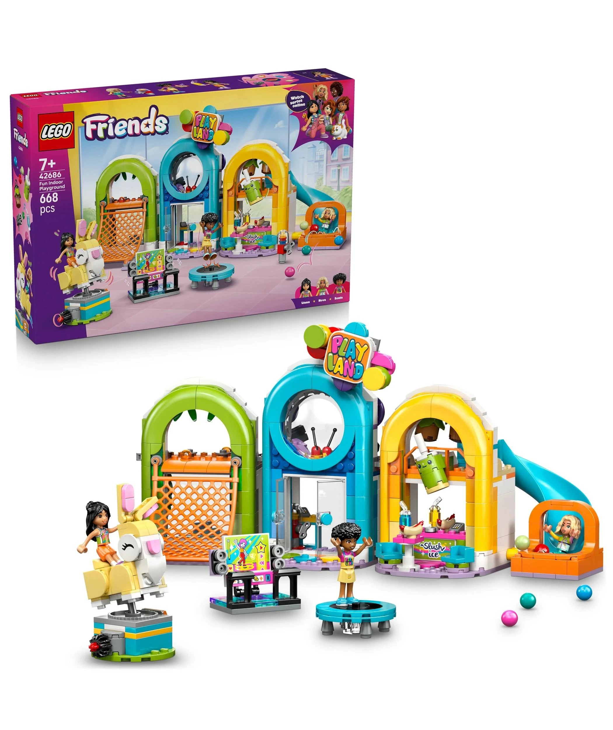 2 LEGO® Friends Fun Indoor Playground 42686 - Multi, 2 of 10