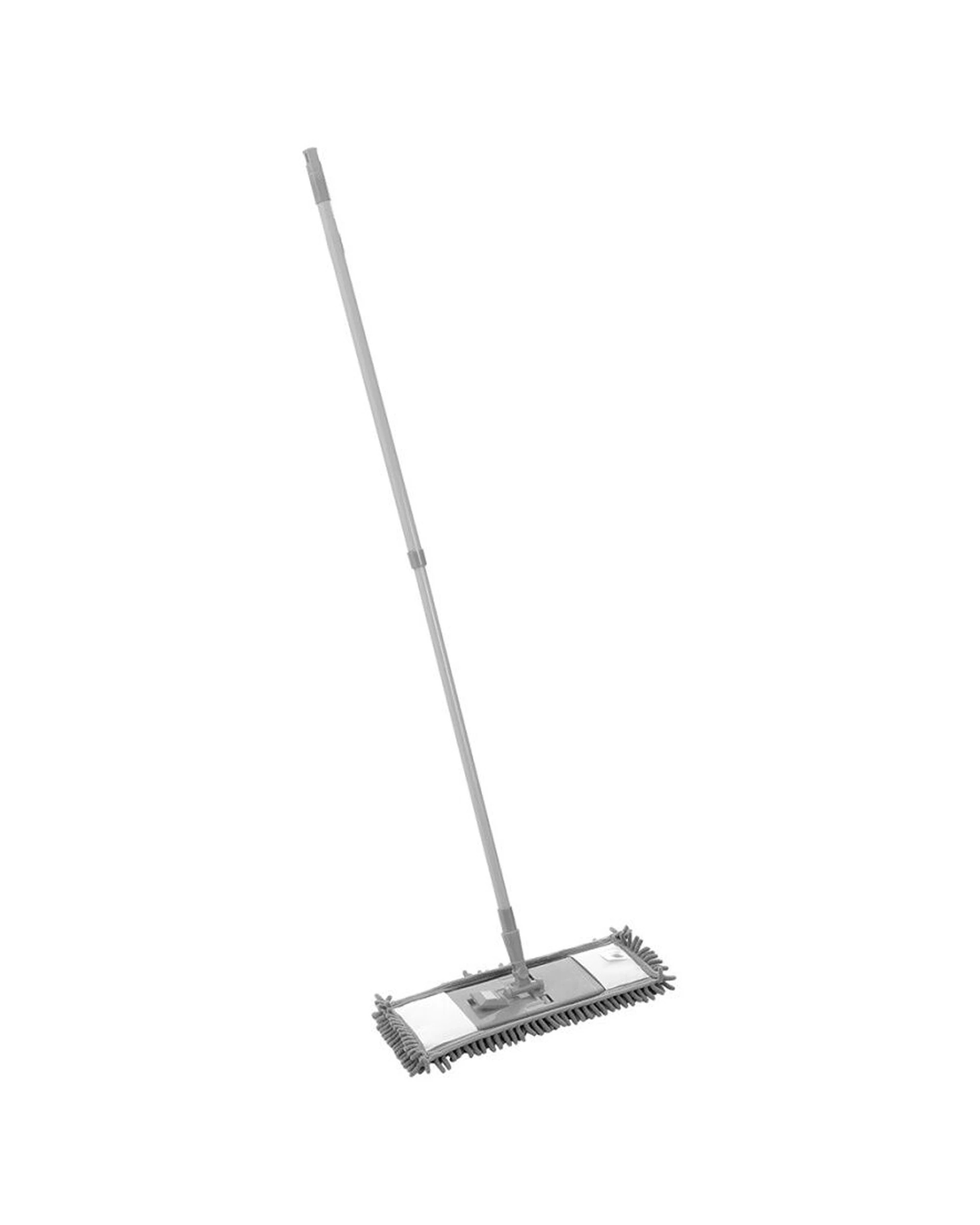 1 Boxsweden Prime Microfibre Floor Sweeper With Extendable Handle Indoor Use - Multi, 1 of 8