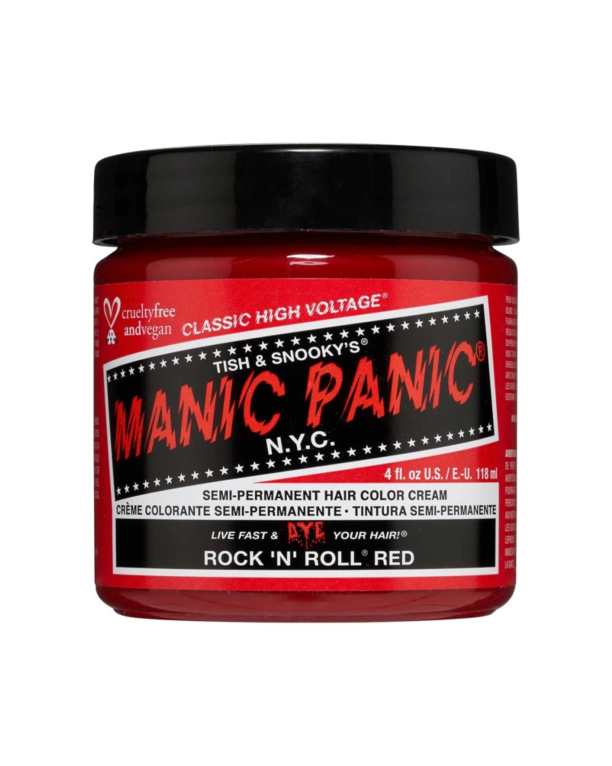 1 Manic Panic High Voltage Classic Hair Colour 118ml Rock N Roll - Red, 1 of 1