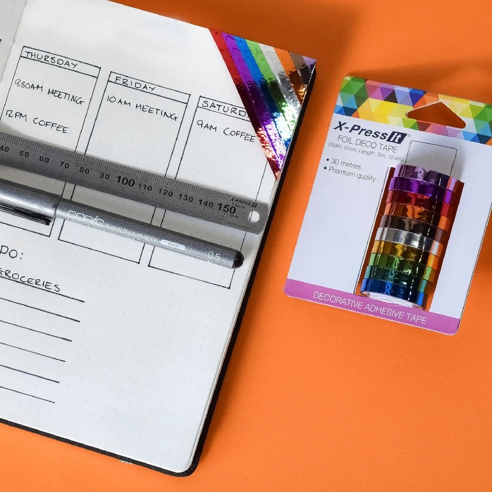 4 X-Press It Foil Tape 6mm x 3m 10 Pack, 4 of 6