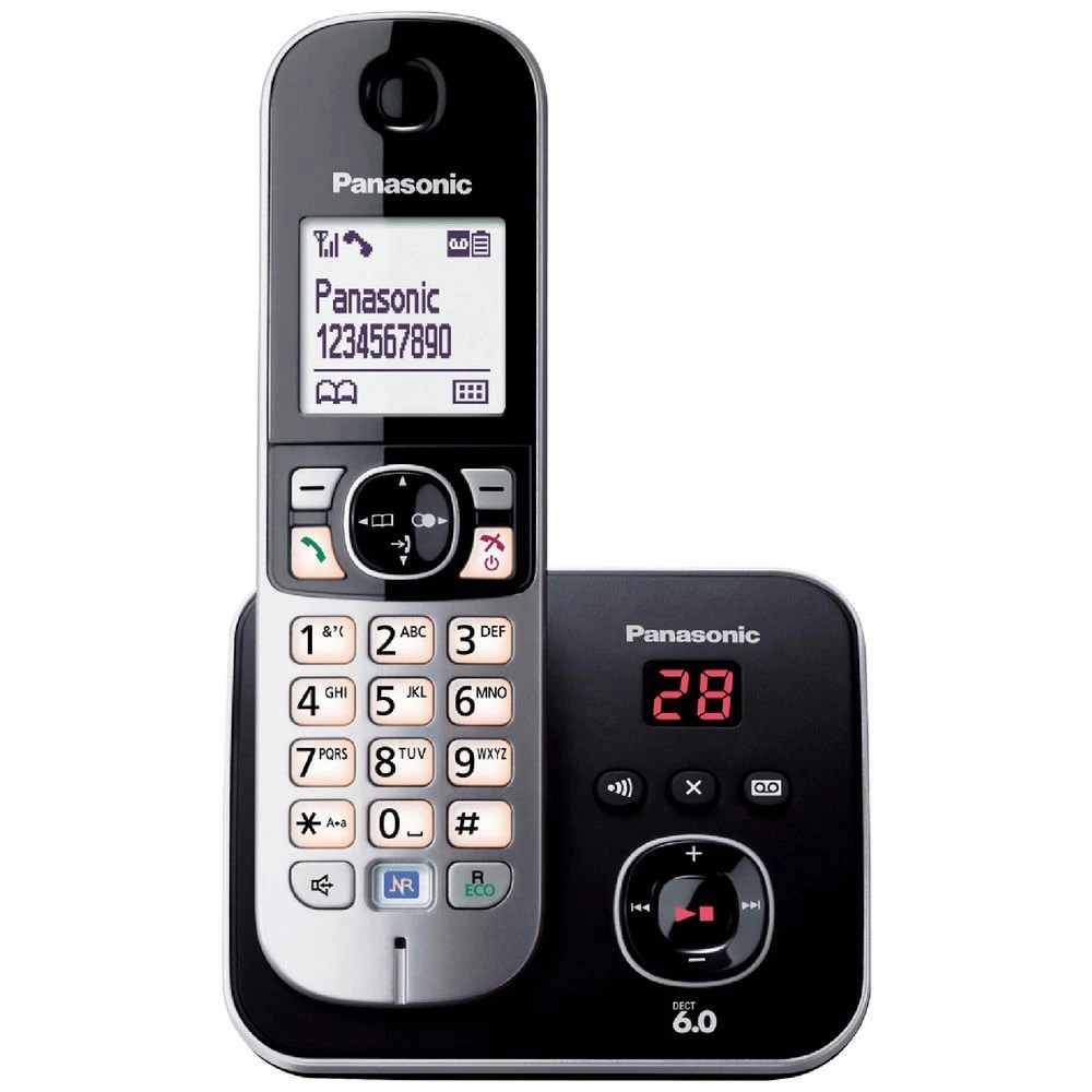 1 Panasonic Cordless Phone KX-TG6821ALB, 1 of 2